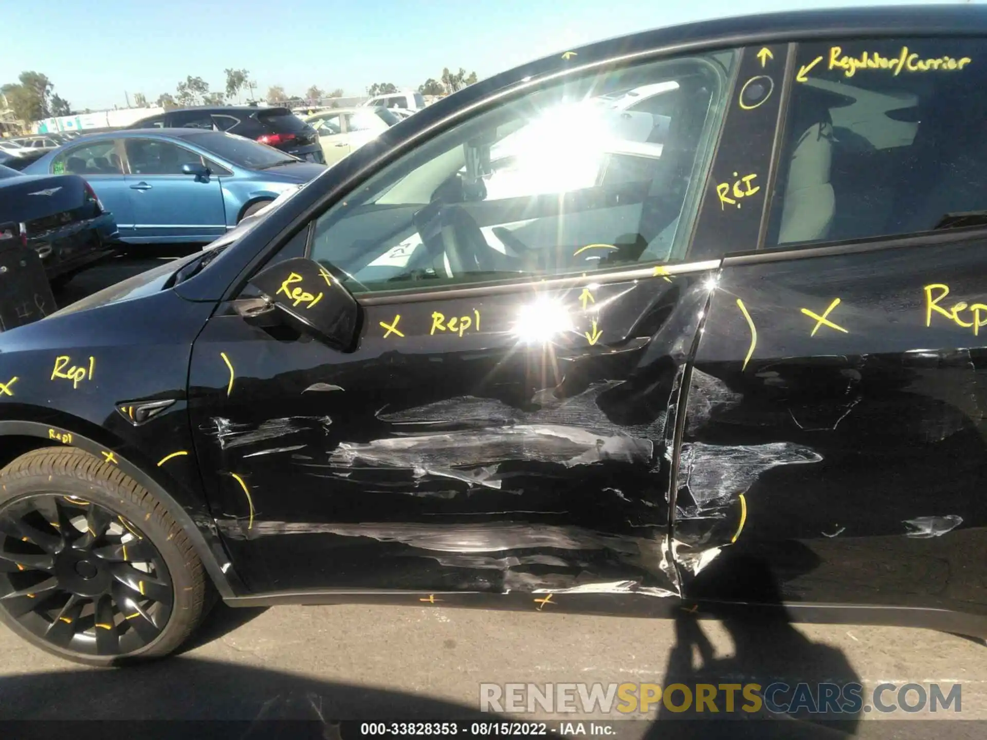 6 Photograph of a damaged car 7SAYGDEE0NF438409 TESLA MODEL Y 2022