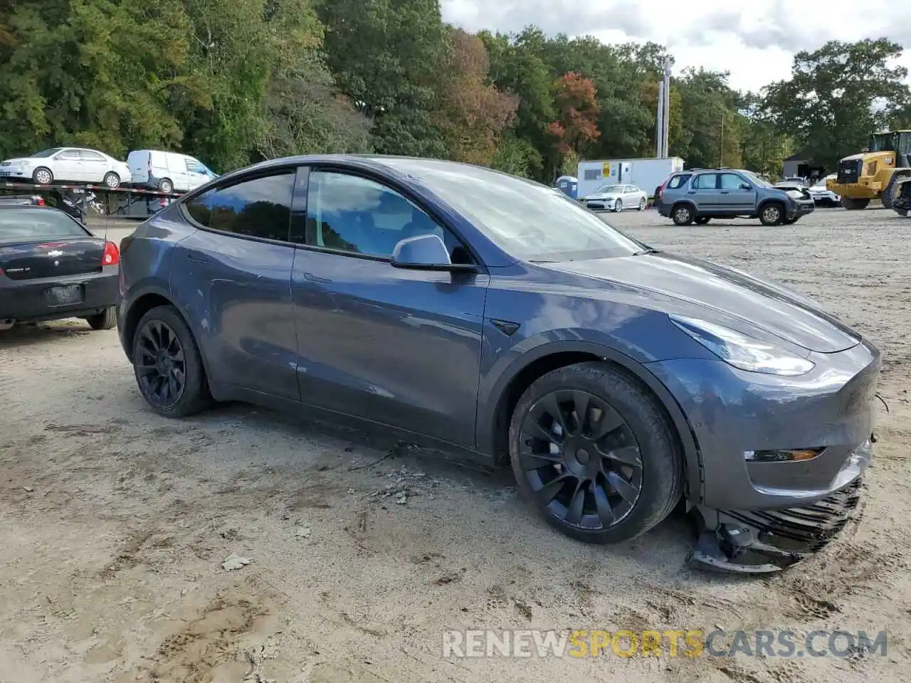 4 Photograph of a damaged car 7SAYGDEE0NF438619 TESLA MODEL Y 2022