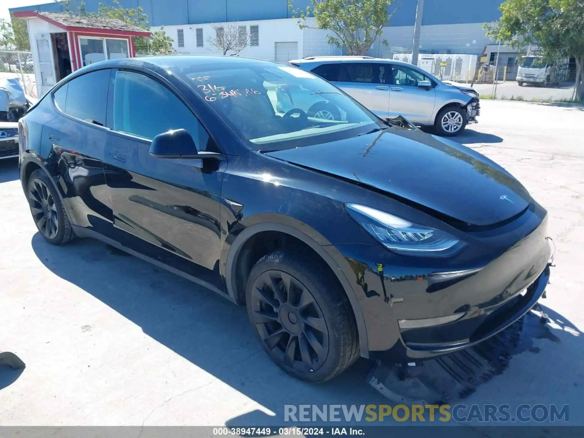 1 Фотография поврежденного автомобиля 7SAYGDEE0NF509060 TESLA MODEL Y 2022