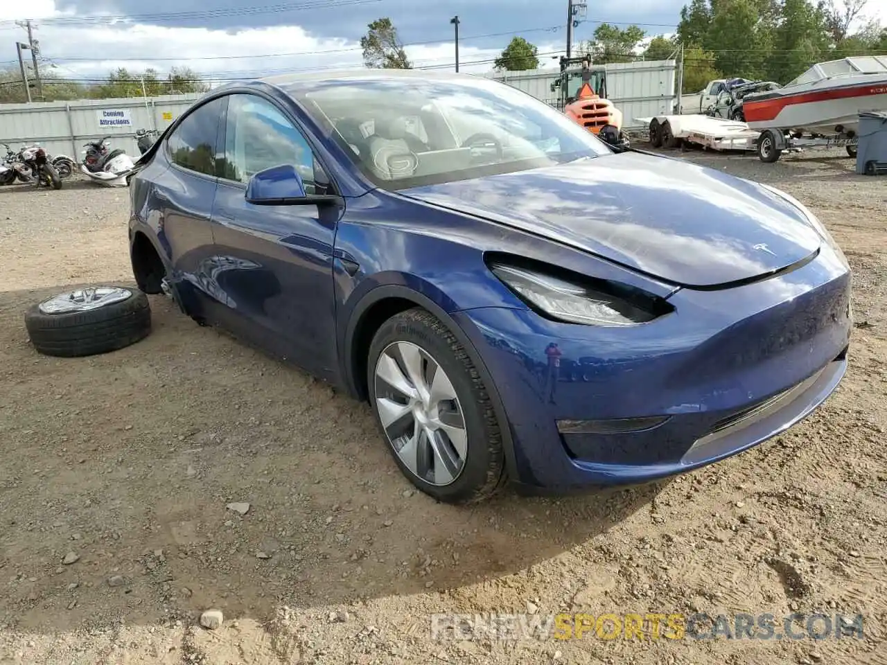 1 Фотография поврежденного автомобиля 7SAYGDEE1NA007090 TESLA MODEL Y 2022