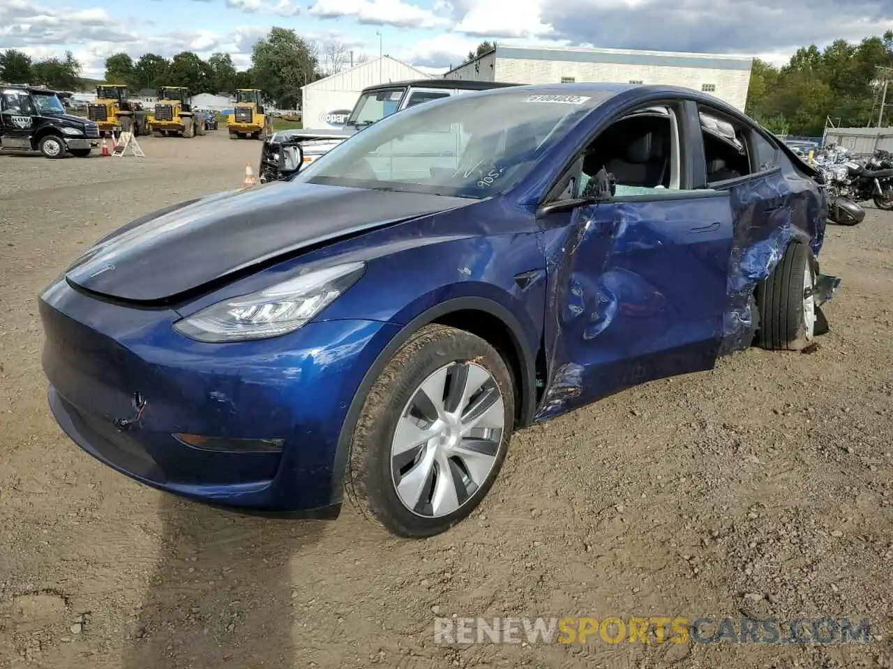 2 Фотография поврежденного автомобиля 7SAYGDEE1NA007090 TESLA MODEL Y 2022