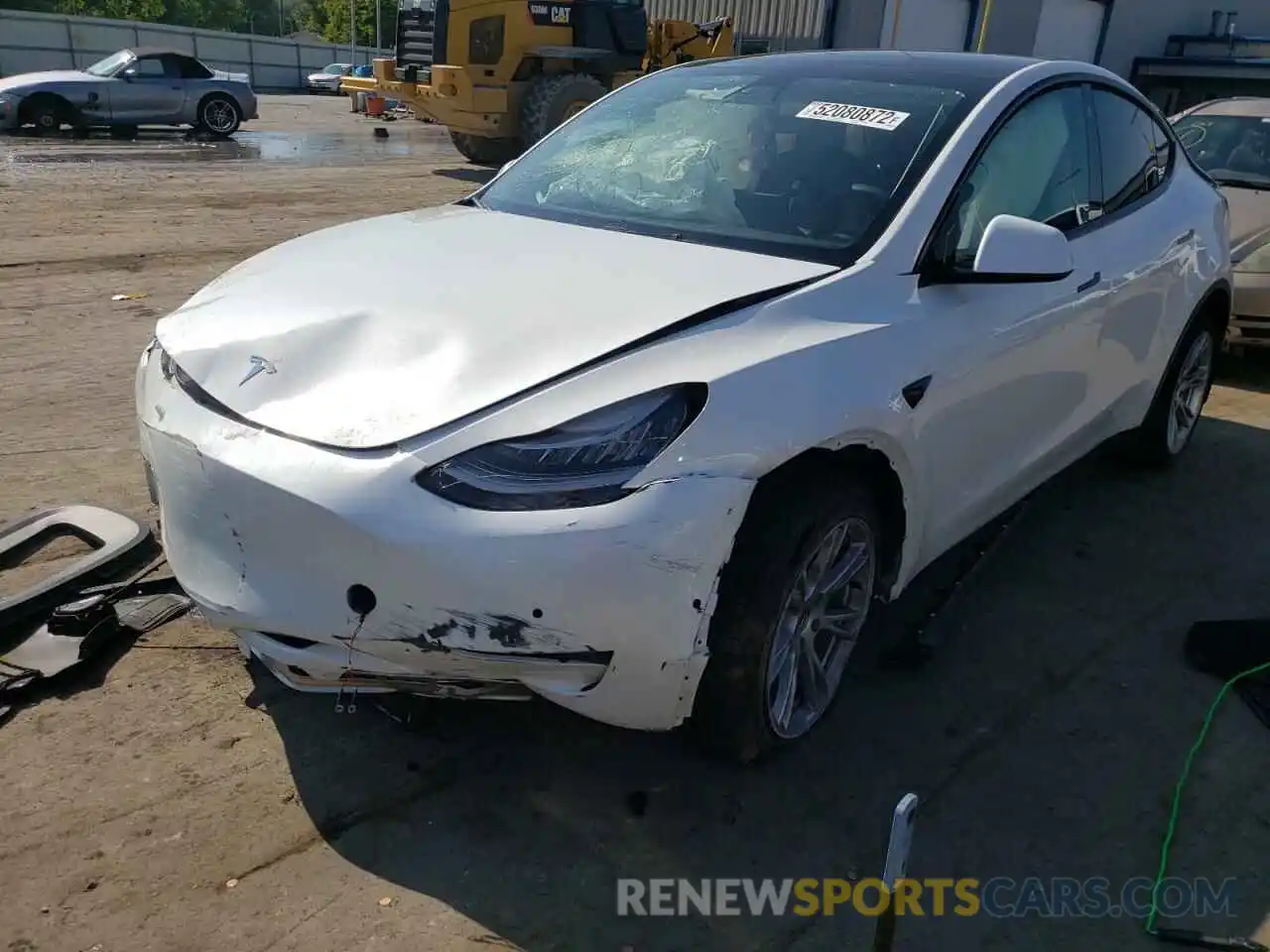 2 Photograph of a damaged car 7SAYGDEE1NF311166 TESLA MODEL Y 2022