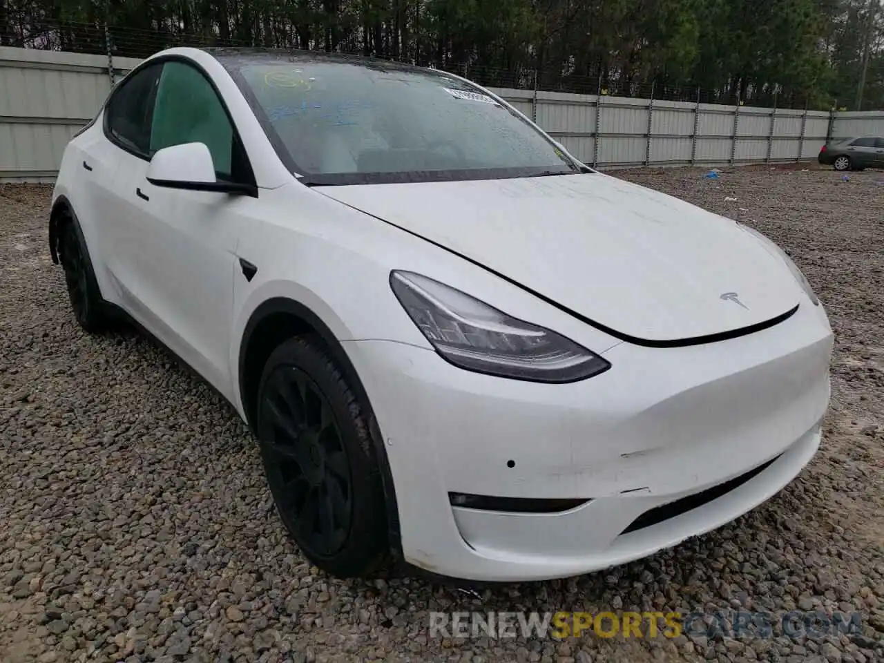 1 Photograph of a damaged car 7SAYGDEE1NF314469 TESLA MODEL Y 2022