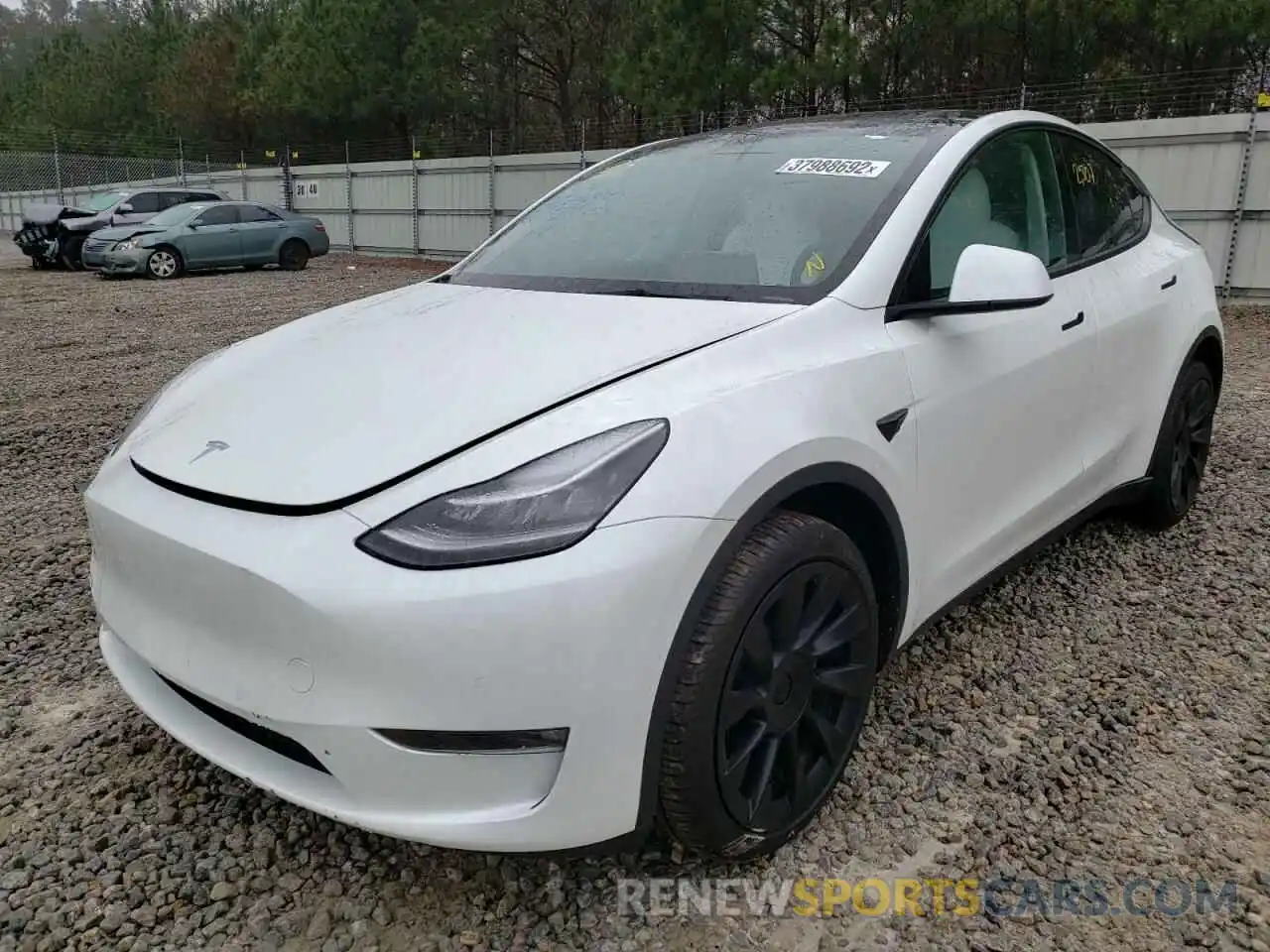 2 Фотография поврежденного автомобиля 7SAYGDEE1NF314469 TESLA MODEL Y 2022