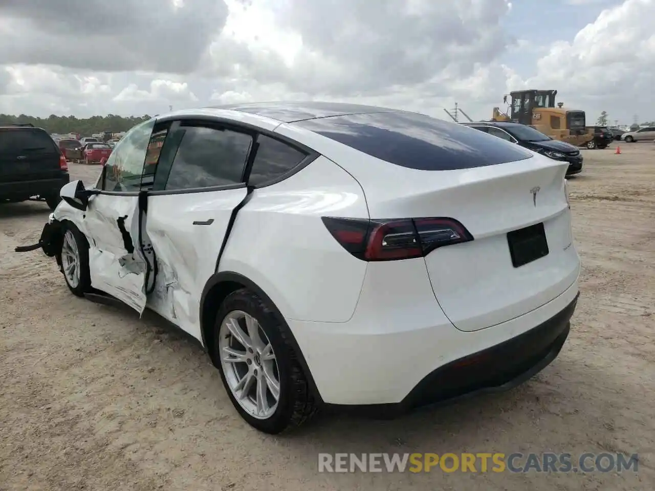 3 Photograph of a damaged car 7SAYGDEE1NF315105 TESLA MODEL Y 2022