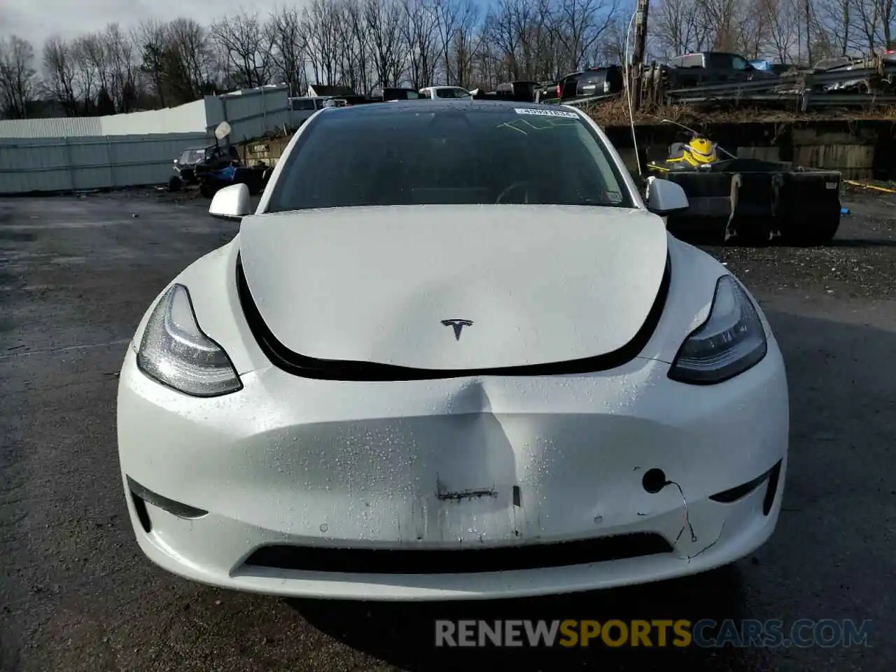 5 Photograph of a damaged car 7SAYGDEE1NF338349 TESLA MODEL Y 2022