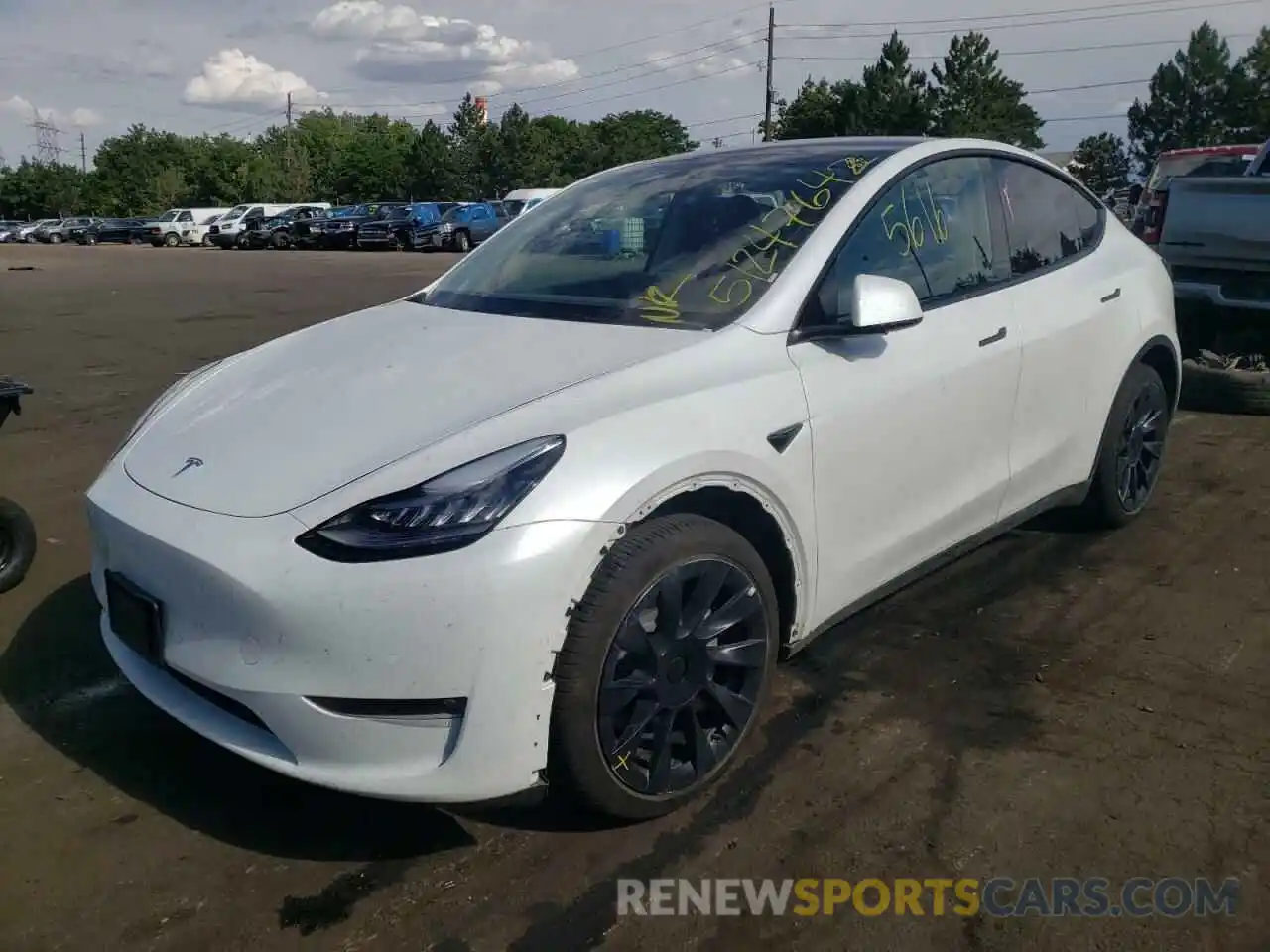 9 Photograph of a damaged car 7SAYGDEE1NF386532 TESLA MODEL Y 2022