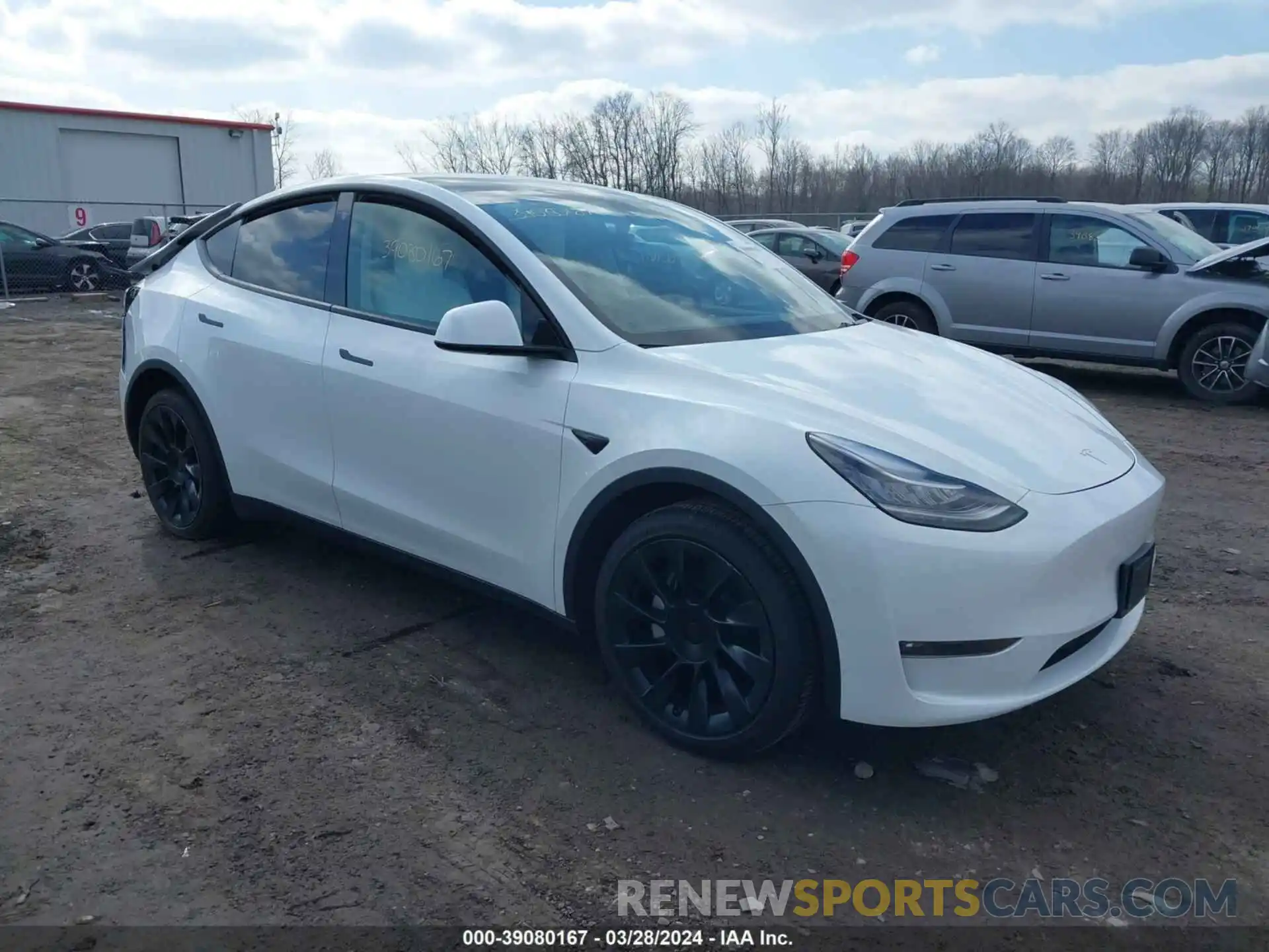 1 Photograph of a damaged car 7SAYGDEE1NF419206 TESLA MODEL Y 2022