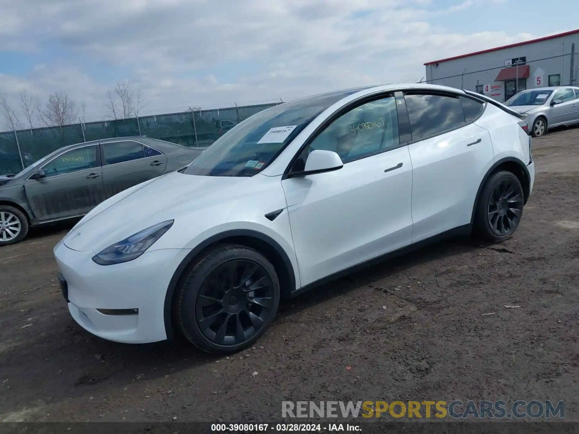 2 Photograph of a damaged car 7SAYGDEE1NF419206 TESLA MODEL Y 2022