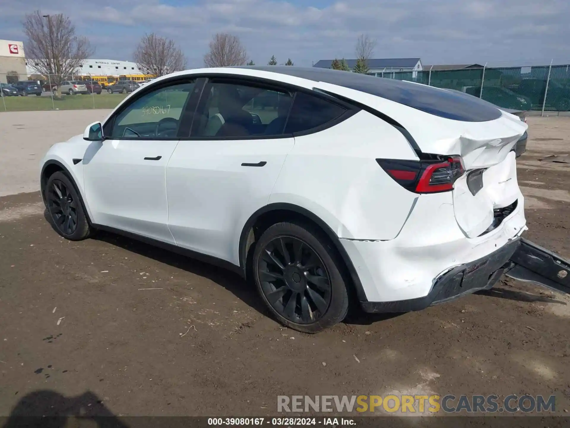 3 Photograph of a damaged car 7SAYGDEE1NF419206 TESLA MODEL Y 2022