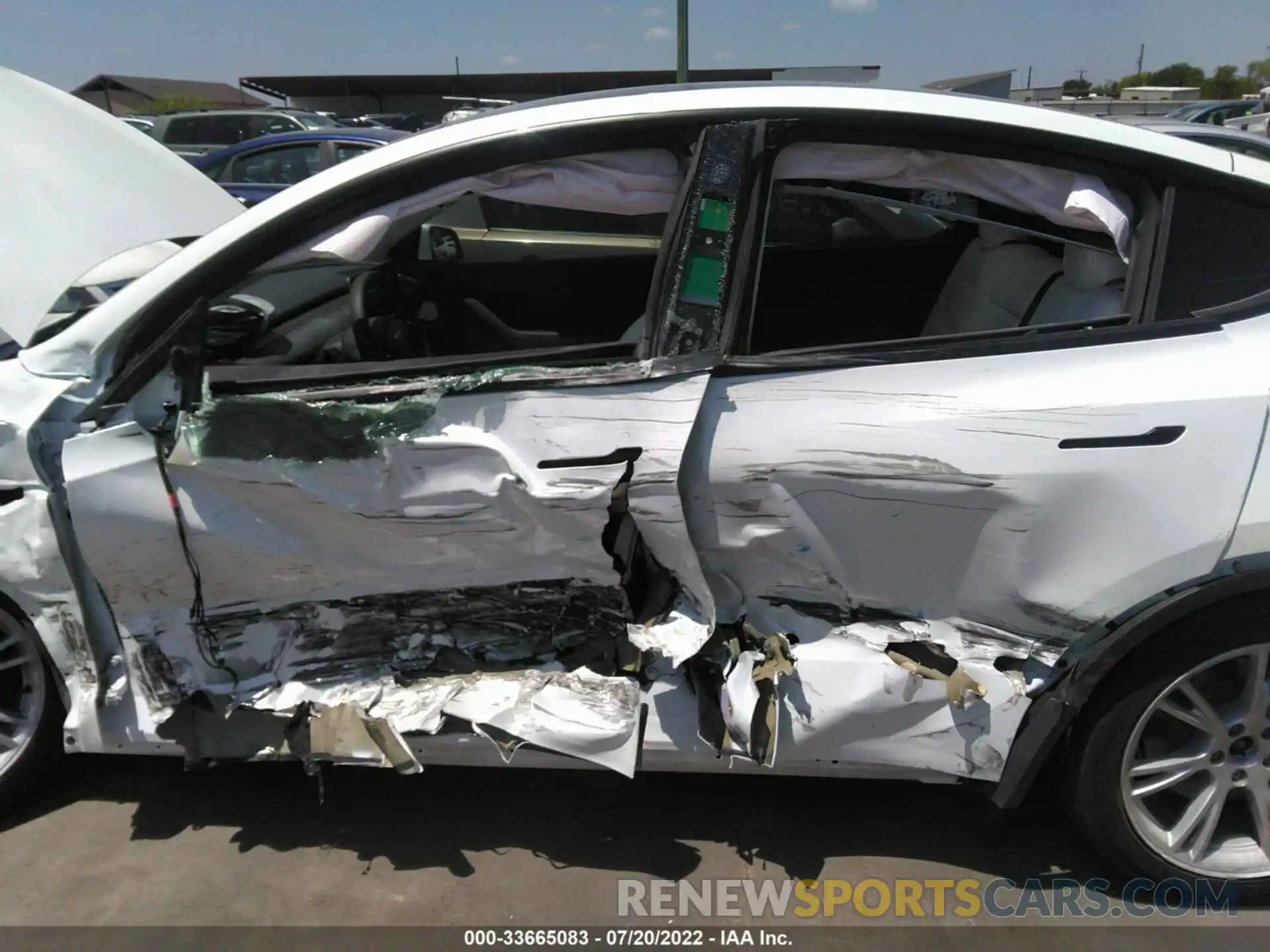 6 Photograph of a damaged car 7SAYGDEE1NF425989 TESLA MODEL Y 2022