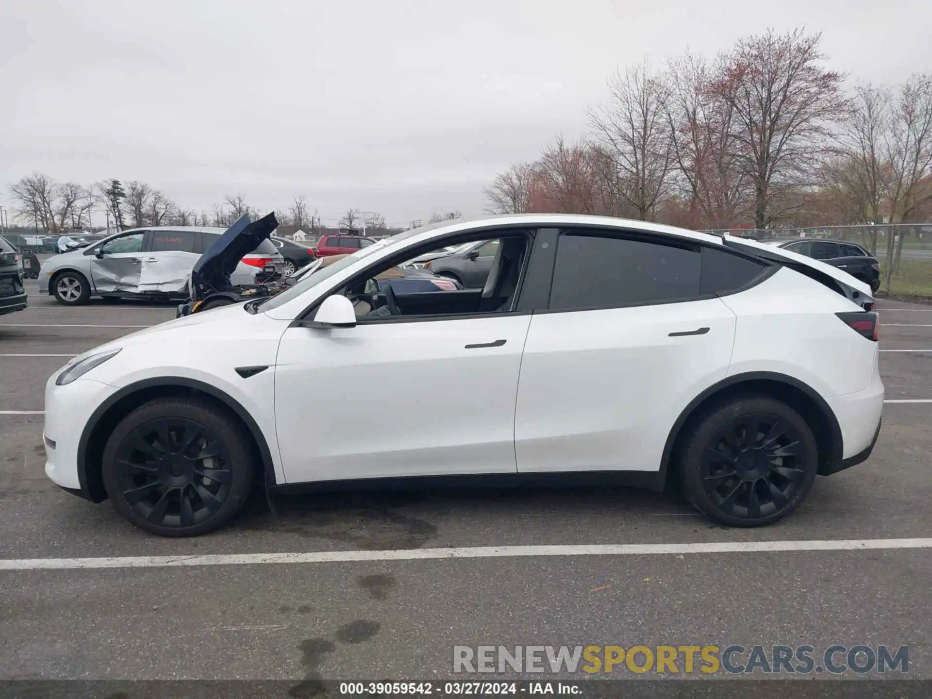 13 Photograph of a damaged car 7SAYGDEE1NF436670 TESLA MODEL Y 2022