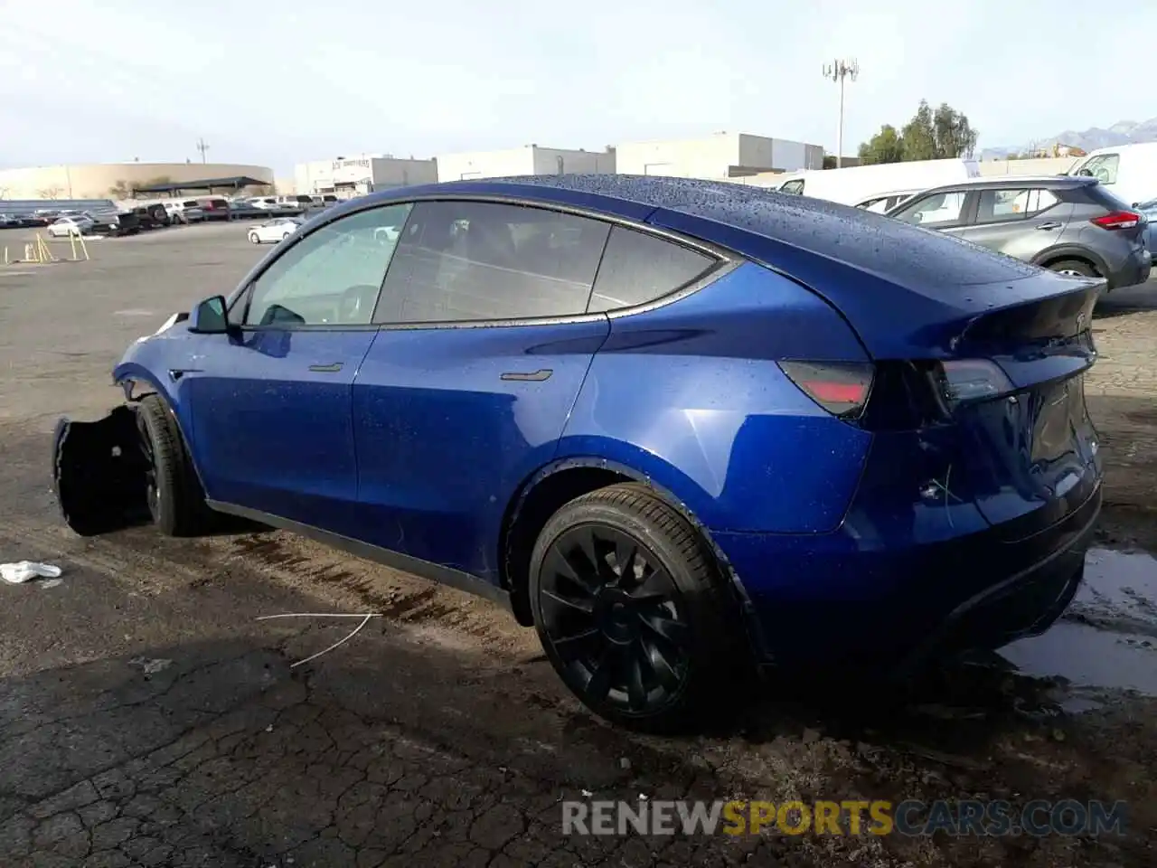 2 Photograph of a damaged car 7SAYGDEE1NF480538 TESLA MODEL Y 2022