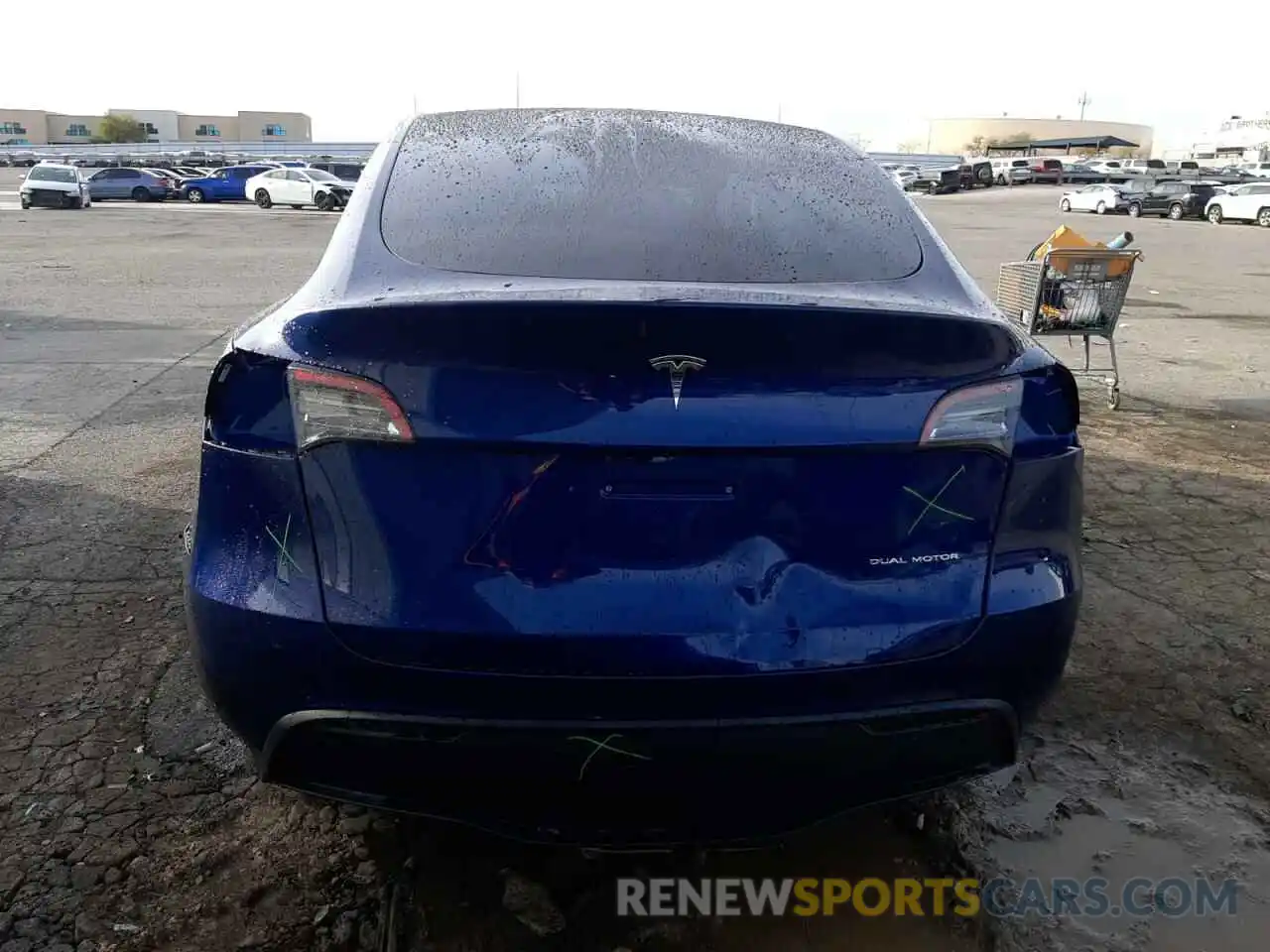 6 Photograph of a damaged car 7SAYGDEE1NF480538 TESLA MODEL Y 2022