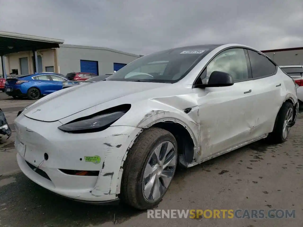 1 Photograph of a damaged car 7SAYGDEE1NF517670 TESLA MODEL Y 2022