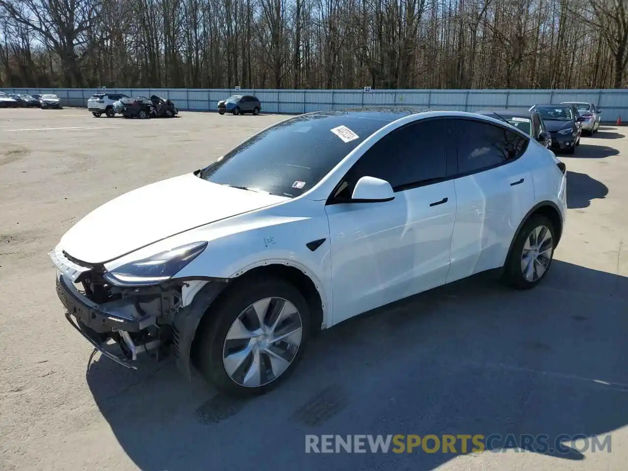 1 Photograph of a damaged car 7SAYGDEE1NF535909 TESLA MODEL Y 2022