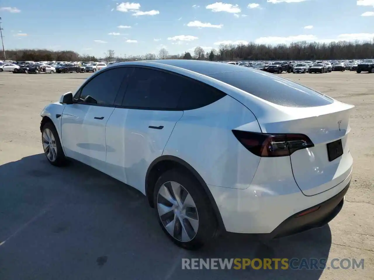 2 Photograph of a damaged car 7SAYGDEE1NF535909 TESLA MODEL Y 2022