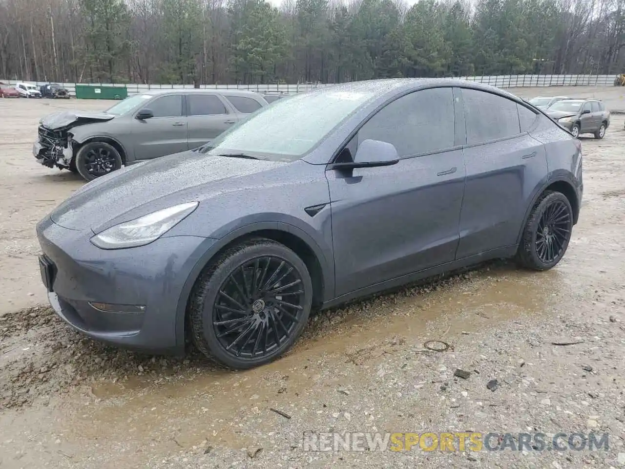 1 Photograph of a damaged car 7SAYGDEE2NF307319 TESLA MODEL Y 2022