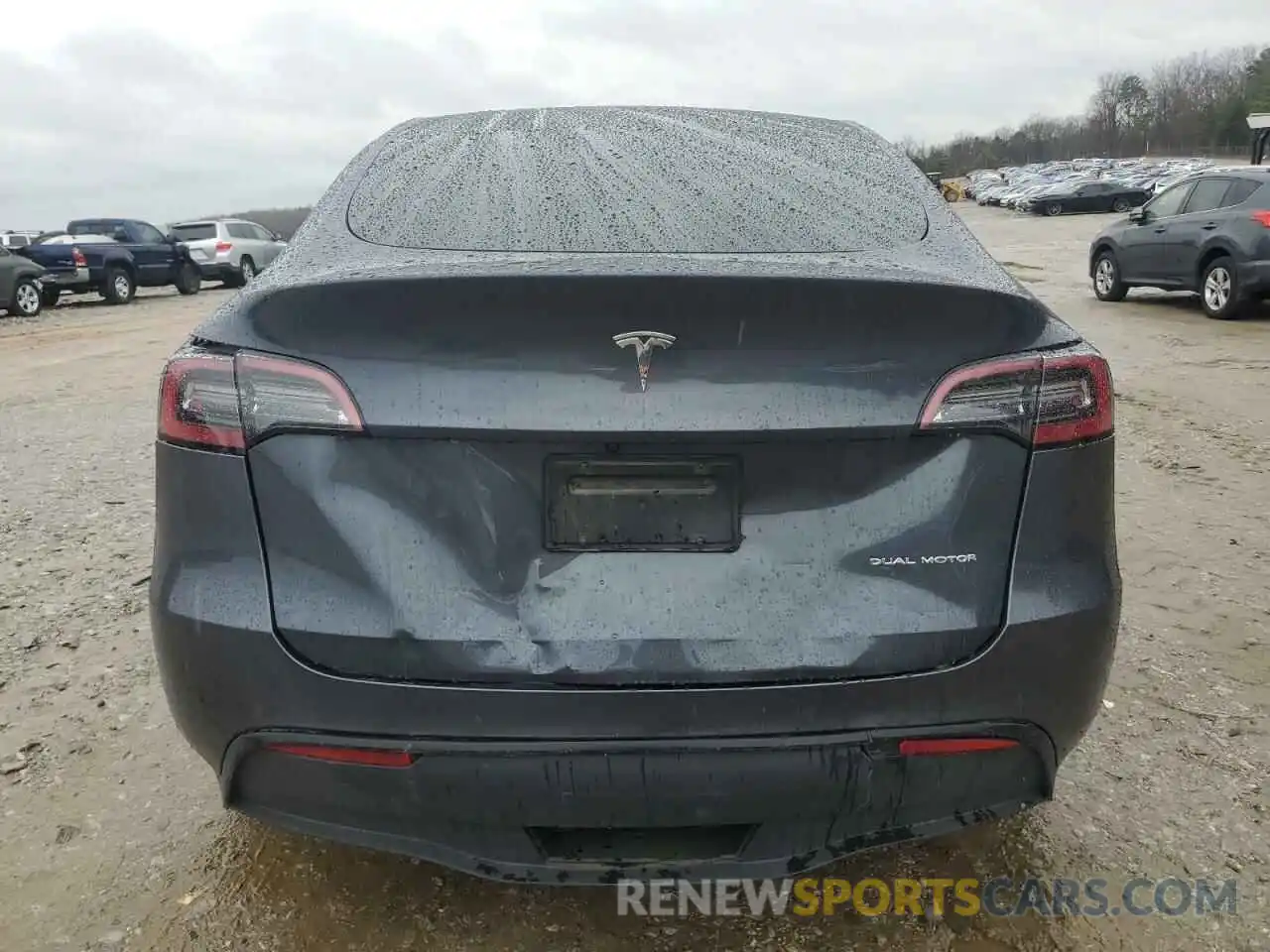 6 Photograph of a damaged car 7SAYGDEE2NF307319 TESLA MODEL Y 2022