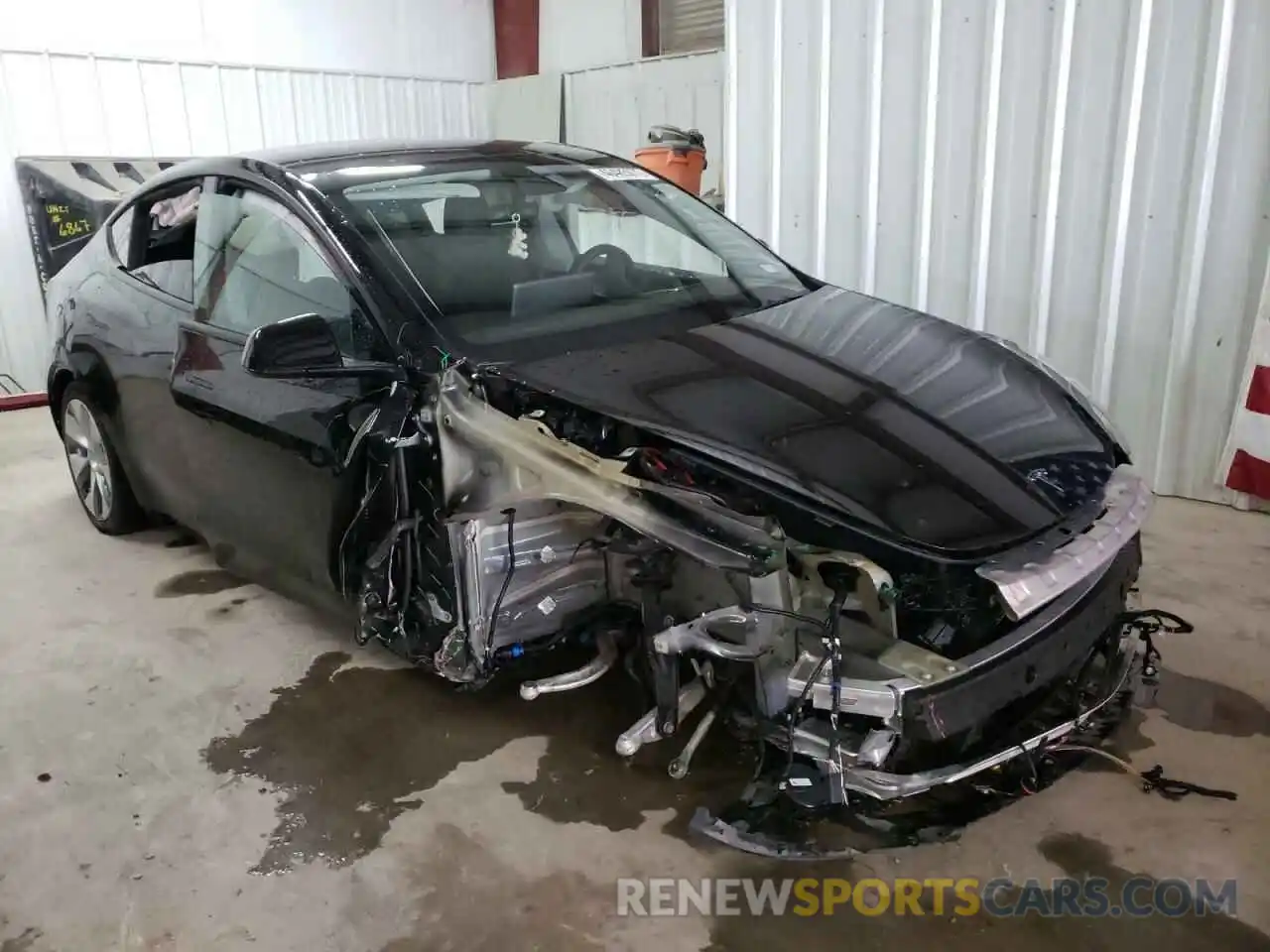 1 Photograph of a damaged car 7SAYGDEE2NF310477 TESLA MODEL Y 2022