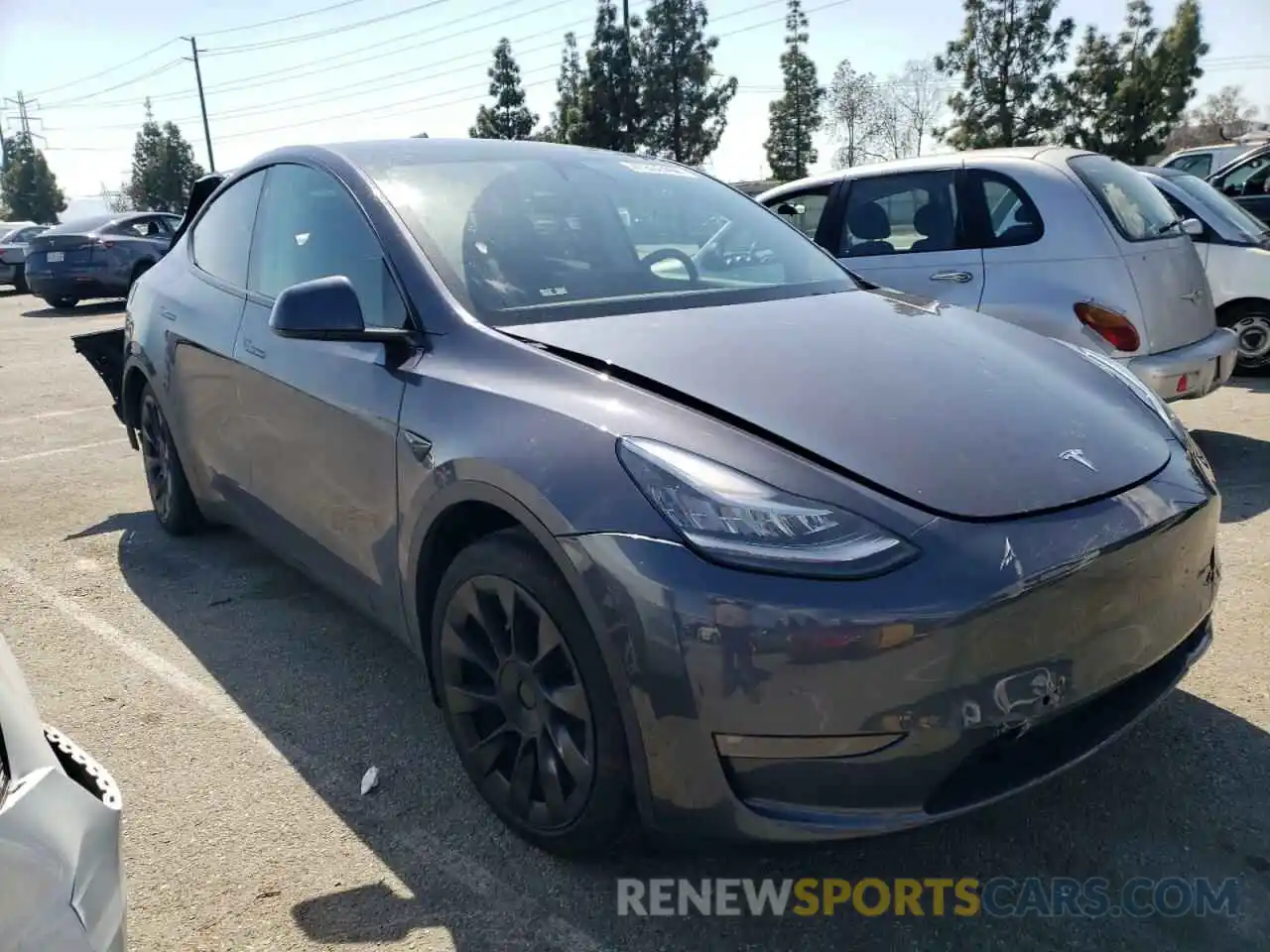 4 Фотография поврежденного автомобиля 7SAYGDEE2NF323469 TESLA MODEL Y 2022