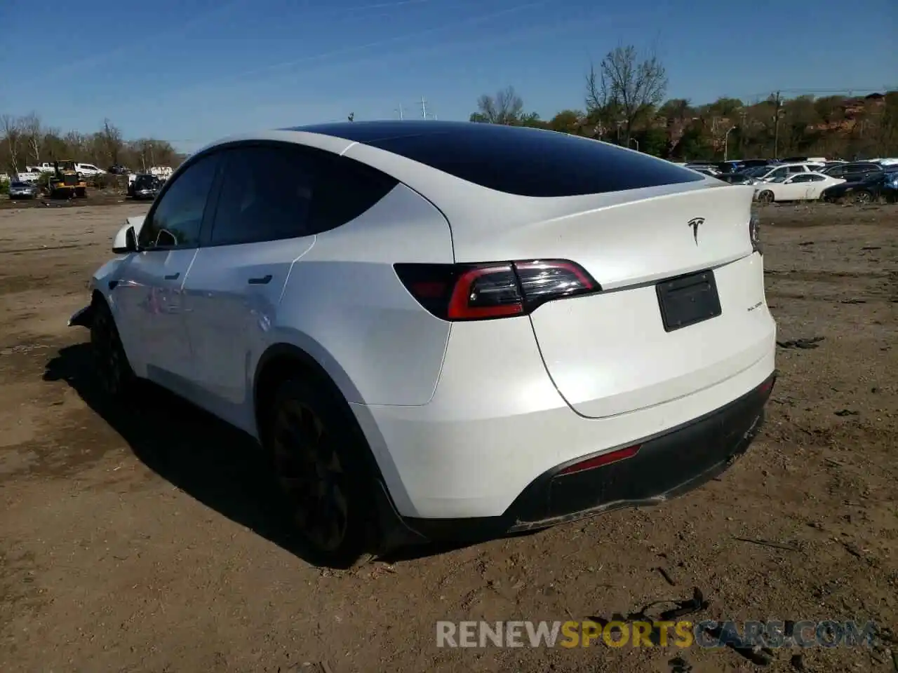 3 Photograph of a damaged car 7SAYGDEE2NF363972 TESLA MODEL Y 2022