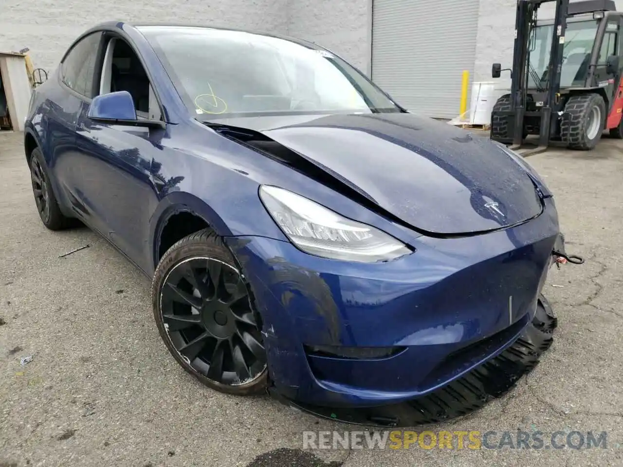 1 Фотография поврежденного автомобиля 7SAYGDEE2NF386393 TESLA MODEL Y 2022