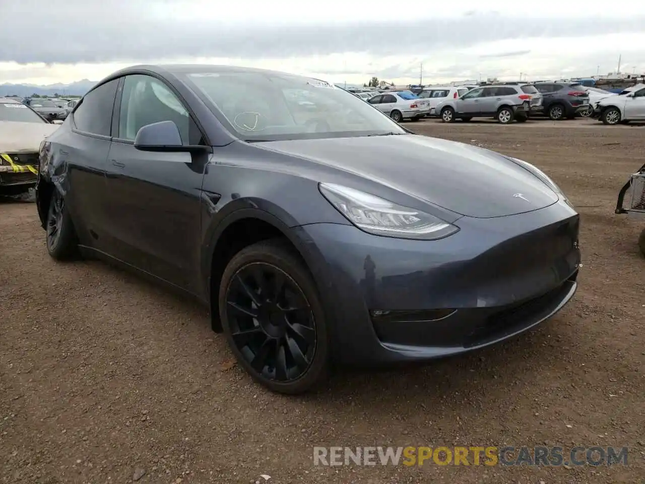 1 Фотография поврежденного автомобиля 7SAYGDEE2NF422826 TESLA MODEL Y 2022