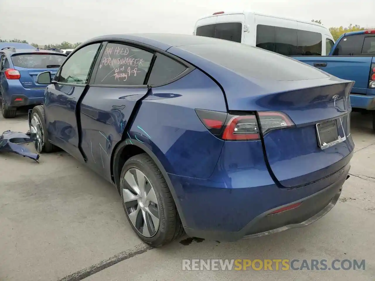 3 Photograph of a damaged car 7SAYGDEE2NF437052 TESLA MODEL Y 2022