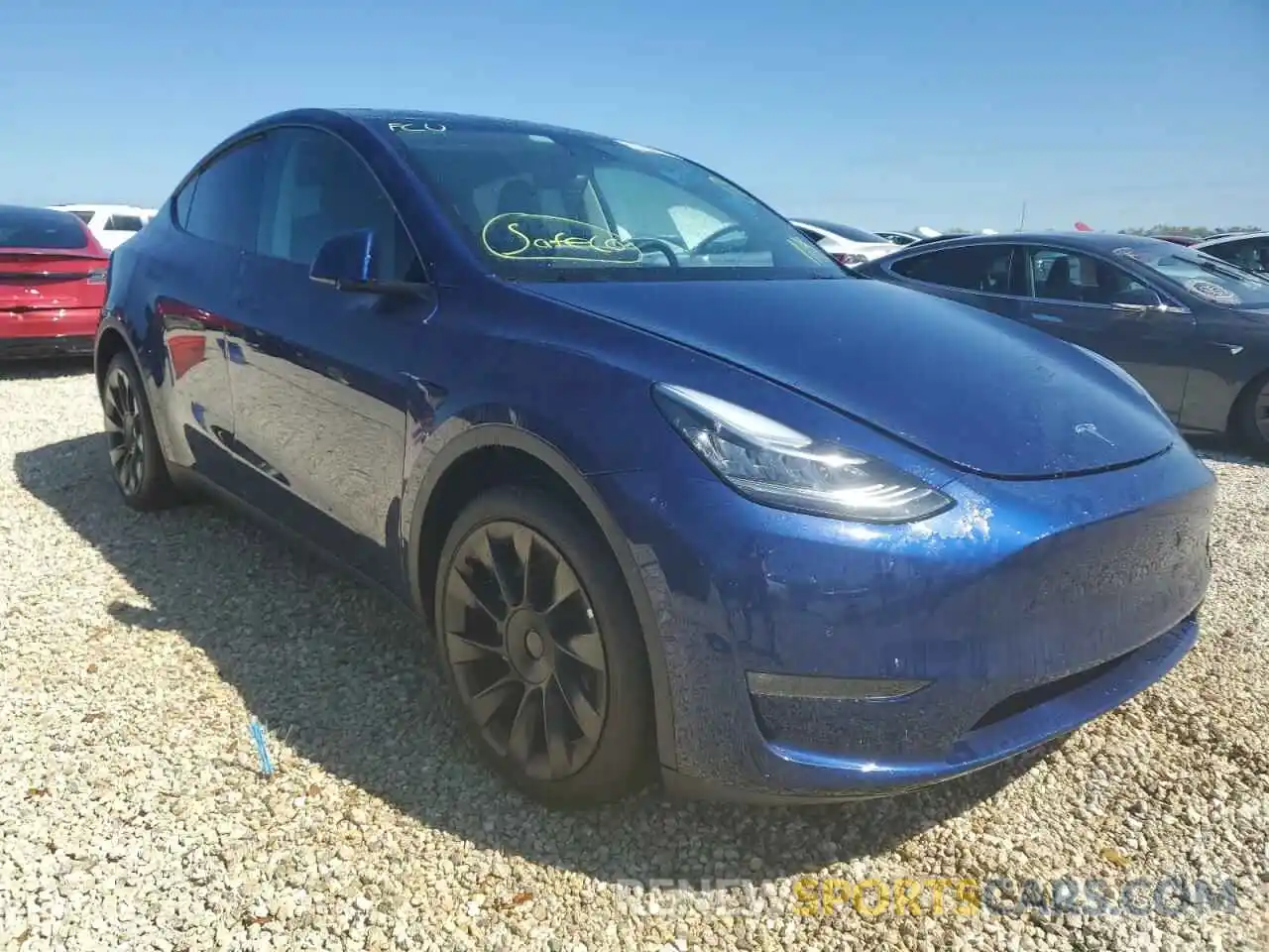 1 Фотография поврежденного автомобиля 7SAYGDEE2NF437276 TESLA MODEL Y 2022