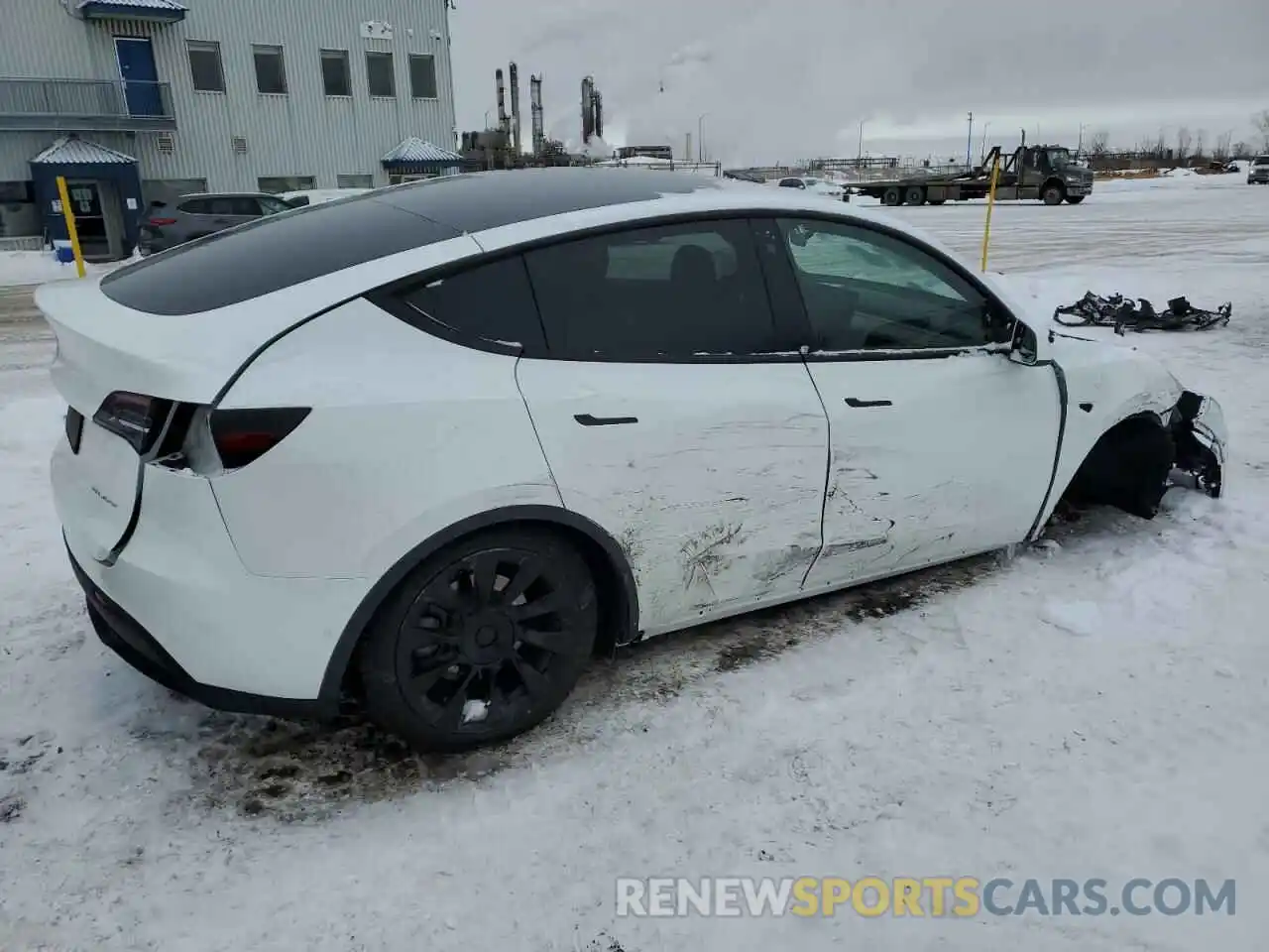 3 Photograph of a damaged car 7SAYGDEE2NF534817 TESLA MODEL Y 2022