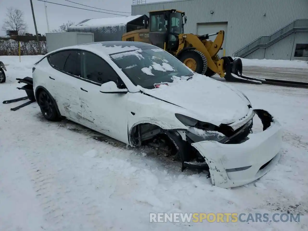 4 Photograph of a damaged car 7SAYGDEE2NF534817 TESLA MODEL Y 2022