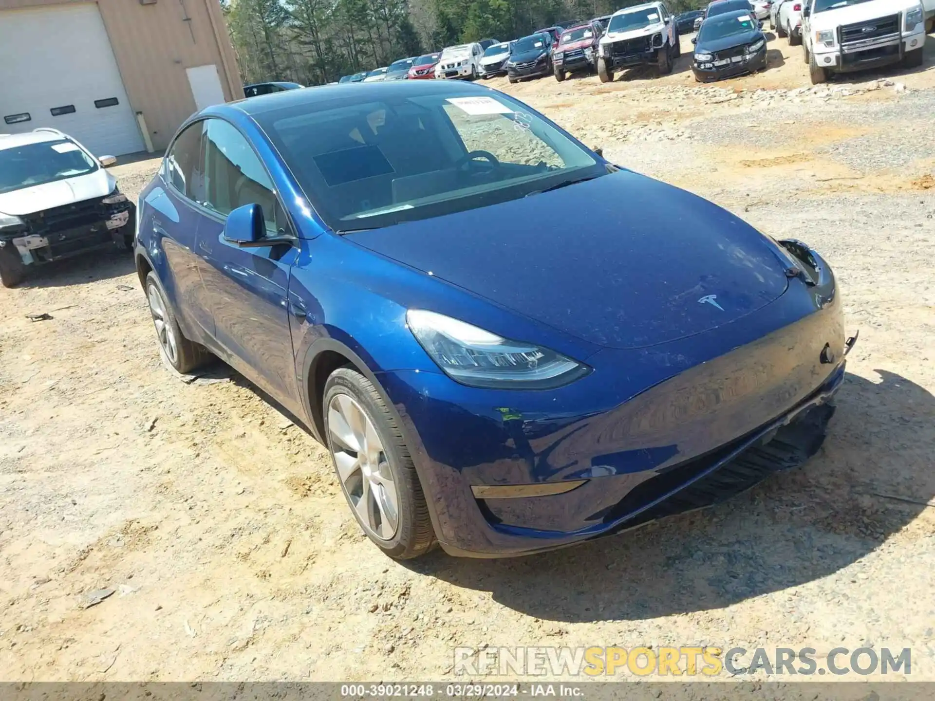 1 Фотография поврежденного автомобиля 7SAYGDEE3NF313873 TESLA MODEL Y 2022