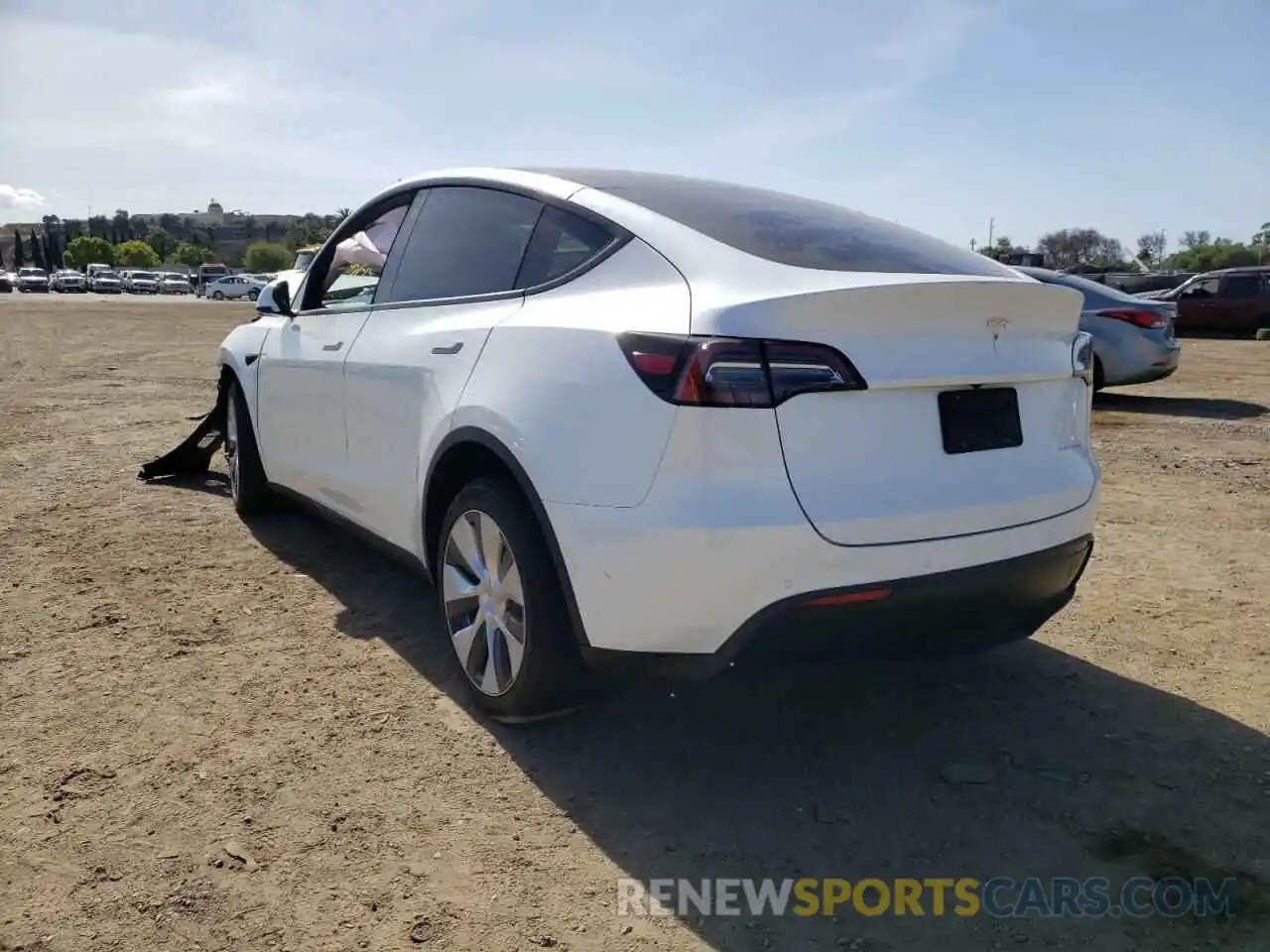 3 Photograph of a damaged car 7SAYGDEE3NF317650 TESLA MODEL Y 2022