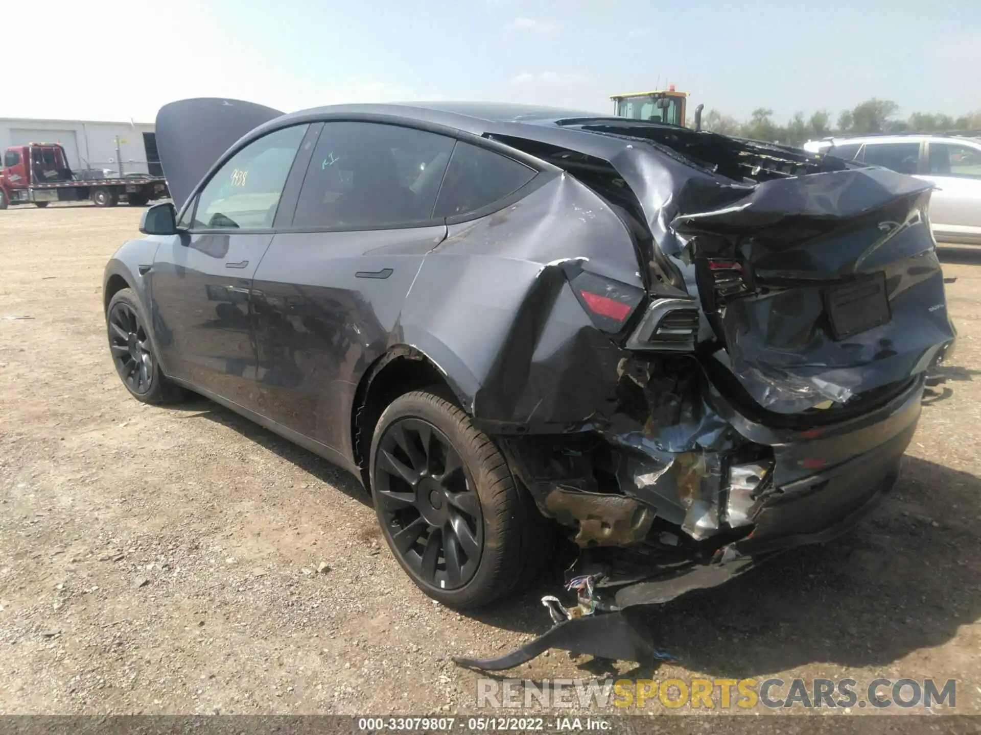 3 Photograph of a damaged car 7SAYGDEE3NF318068 TESLA MODEL Y 2022