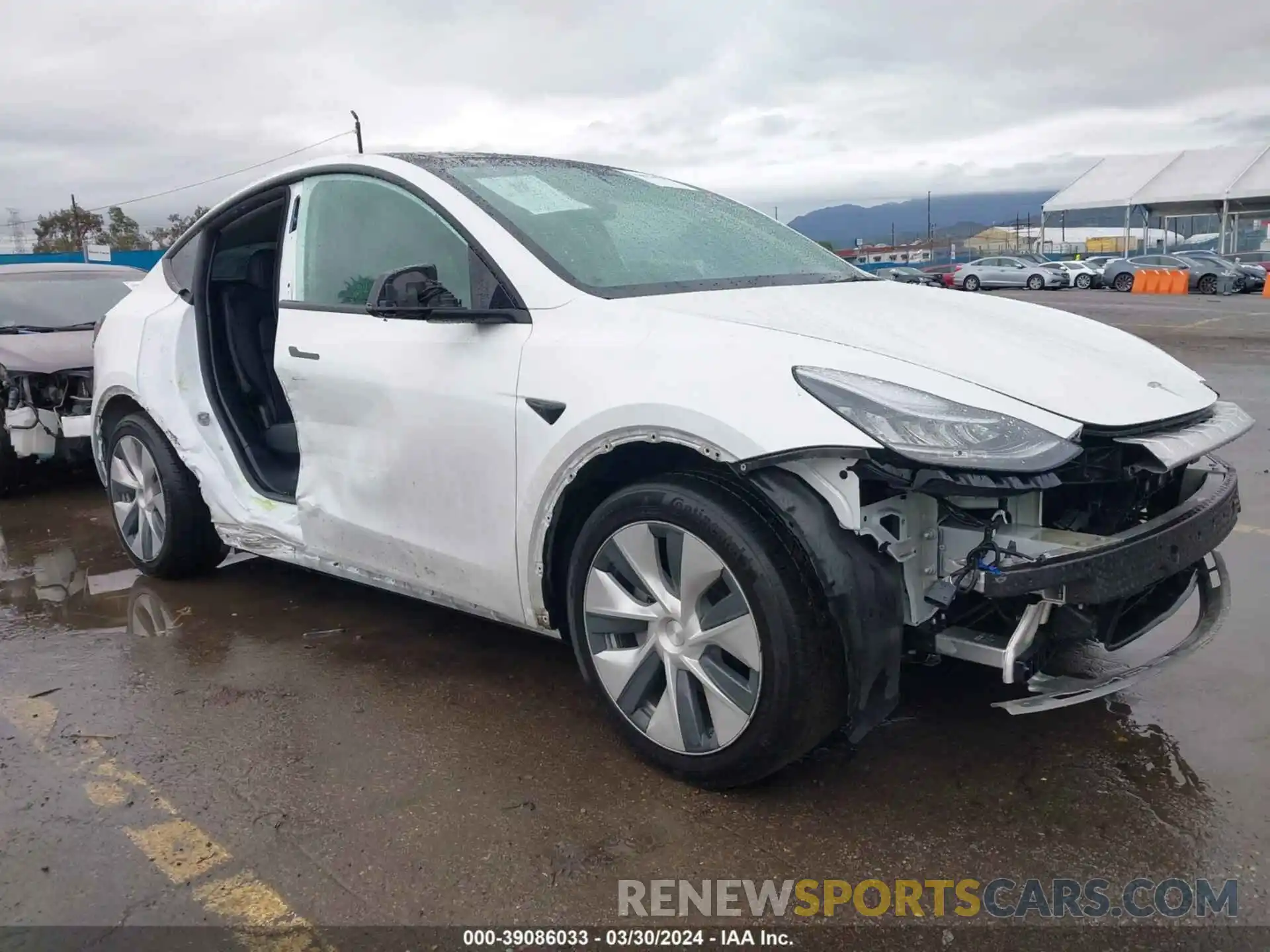 1 Photograph of a damaged car 7SAYGDEE3NF322315 TESLA MODEL Y 2022