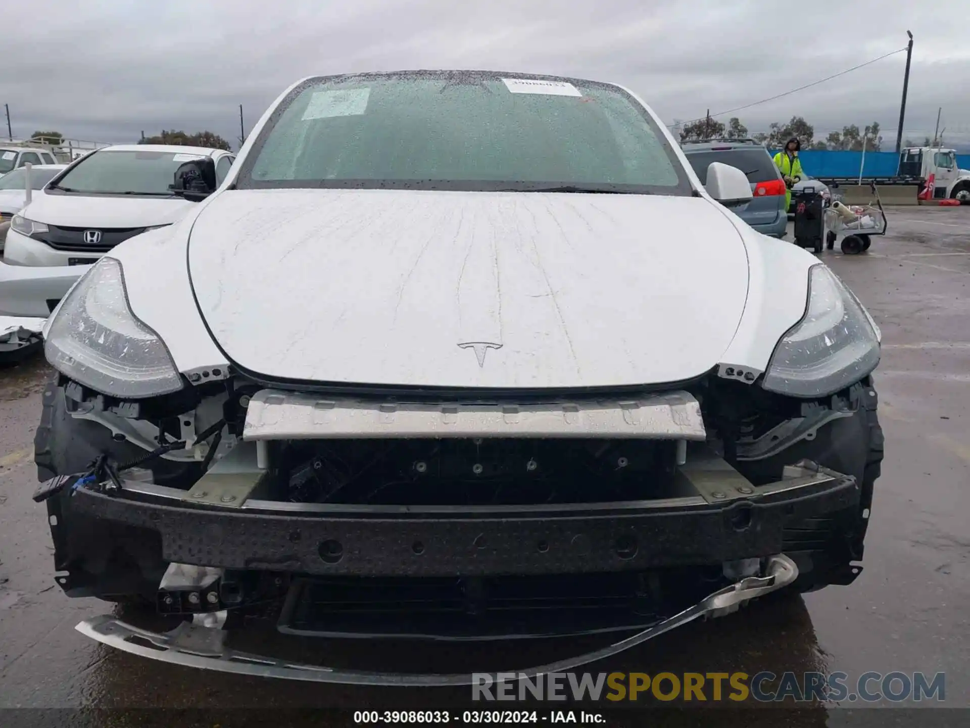 13 Photograph of a damaged car 7SAYGDEE3NF322315 TESLA MODEL Y 2022