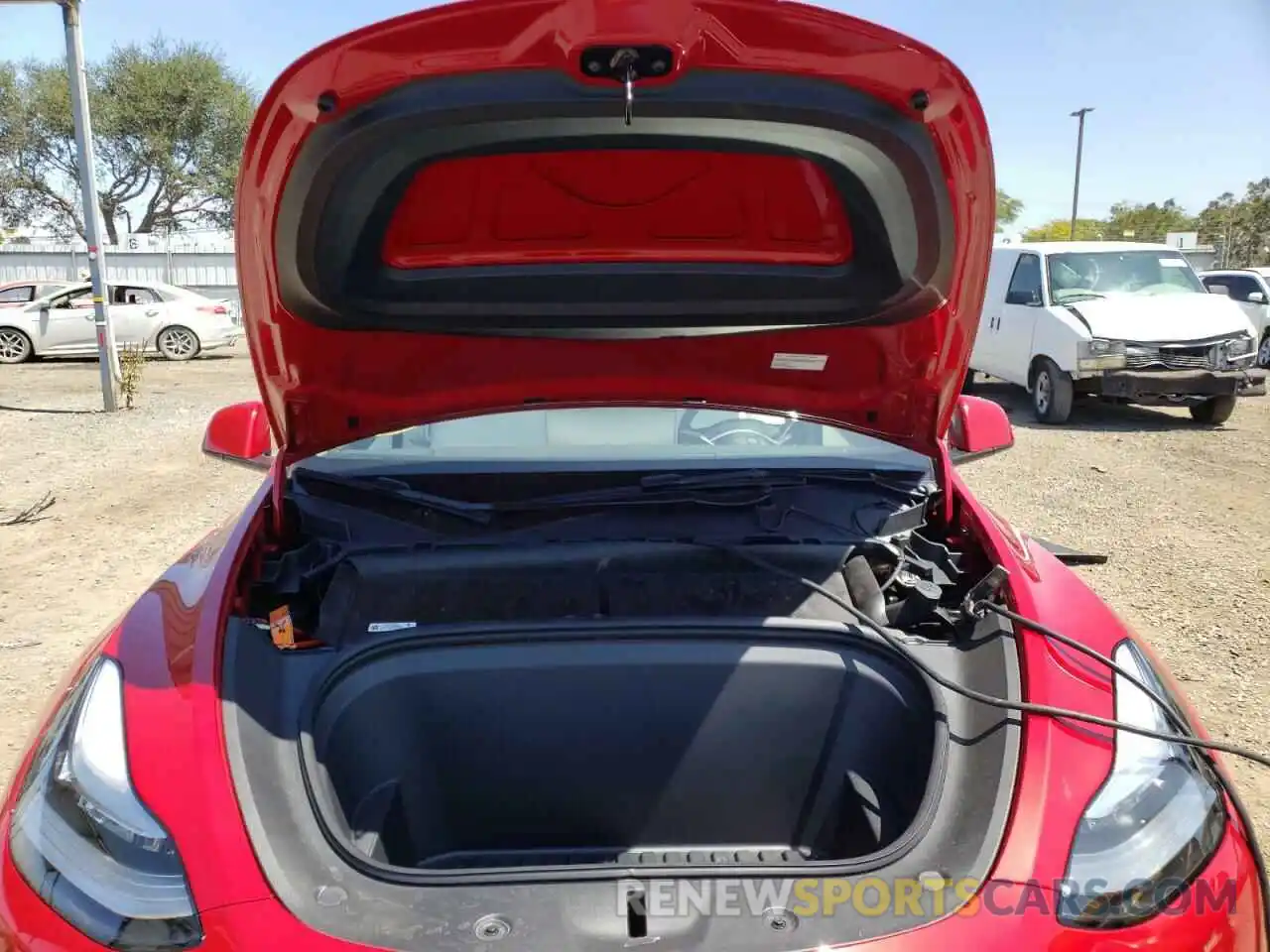 7 Photograph of a damaged car 7SAYGDEE3NF343777 TESLA MODEL Y 2022