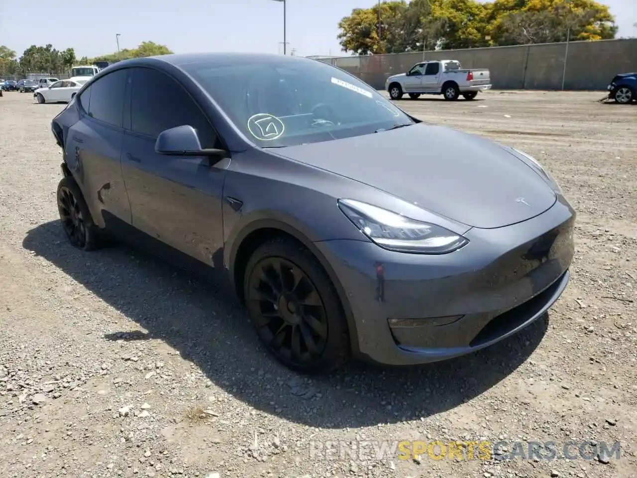 1 Фотография поврежденного автомобиля 7SAYGDEE3NF345559 TESLA MODEL Y 2022