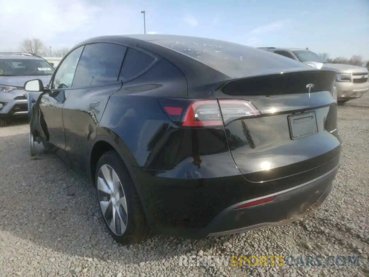 3 Photograph of a damaged car 7SAYGDEE3NF350552 TESLA MODEL Y 2022