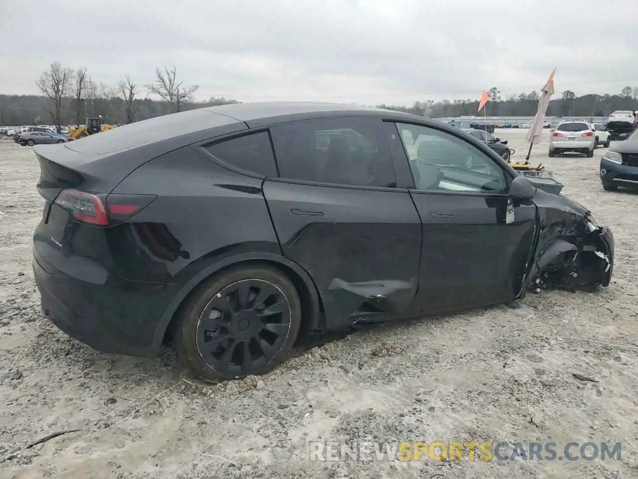 3 Фотография поврежденного автомобиля 7SAYGDEE3NF453034 TESLA MODEL Y 2022