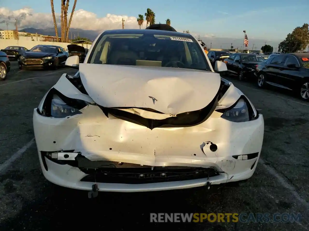 5 Photograph of a damaged car 7SAYGDEE3NF561167 TESLA MODEL Y 2022