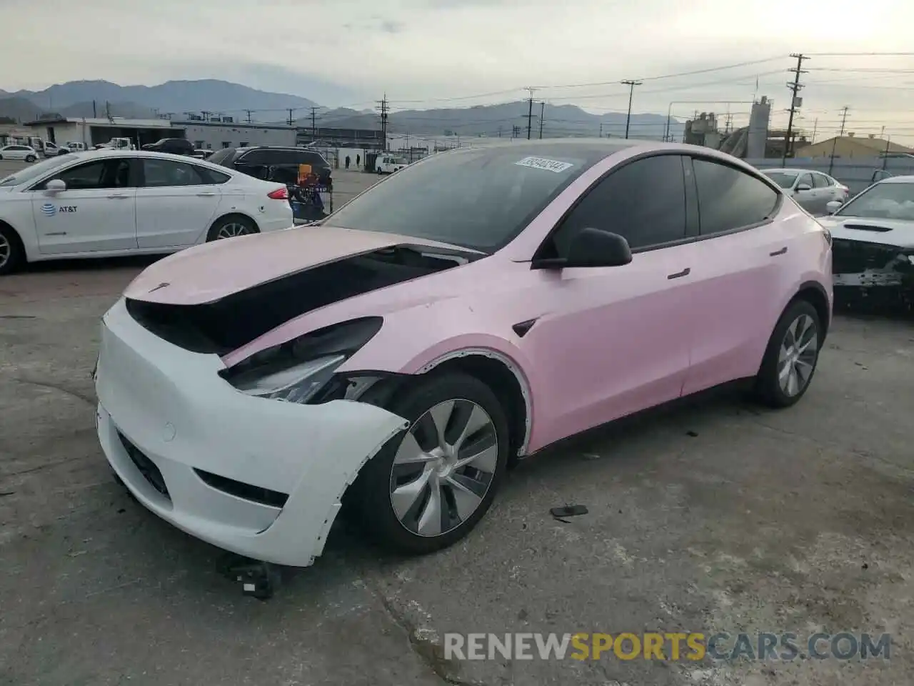 1 Photograph of a damaged car 7SAYGDEE4NF315017 TESLA MODEL Y 2022