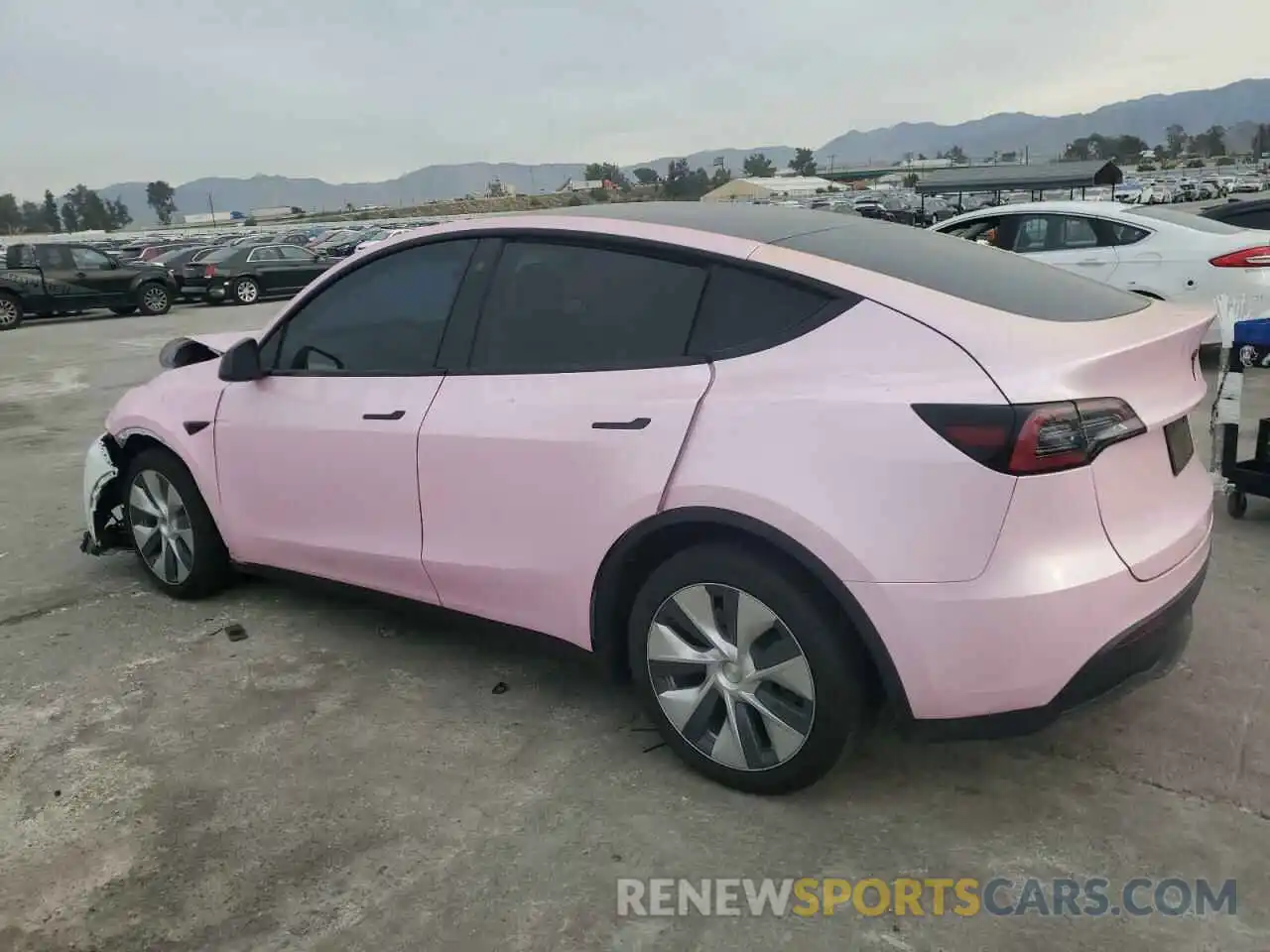 2 Photograph of a damaged car 7SAYGDEE4NF315017 TESLA MODEL Y 2022