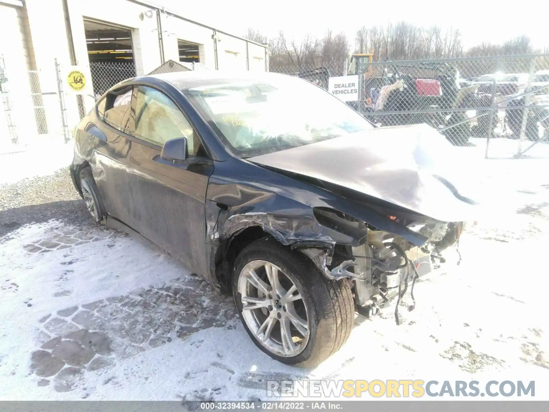 1 Photograph of a damaged car 7SAYGDEE4NF317950 TESLA MODEL Y 2022