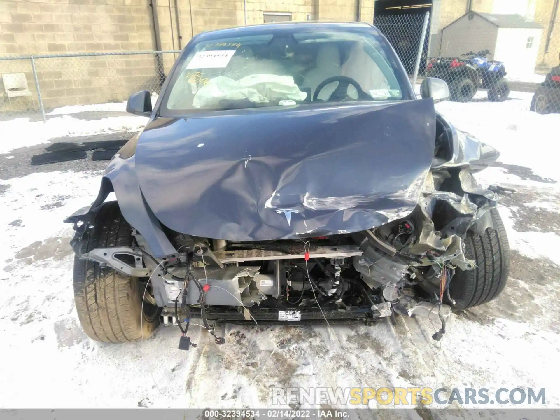 6 Photograph of a damaged car 7SAYGDEE4NF317950 TESLA MODEL Y 2022