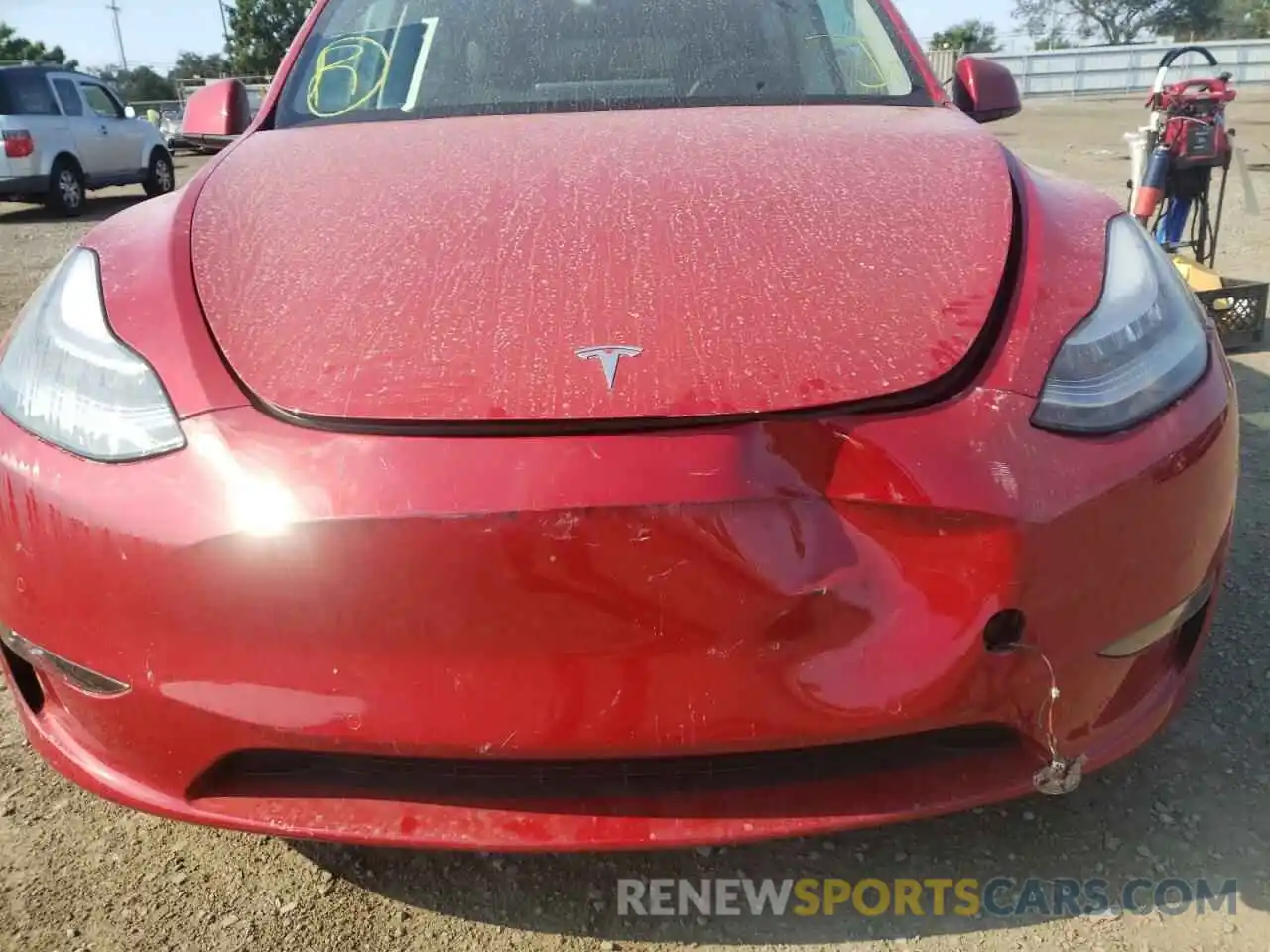 9 Photograph of a damaged car 7SAYGDEE4NF344534 TESLA MODEL Y 2022