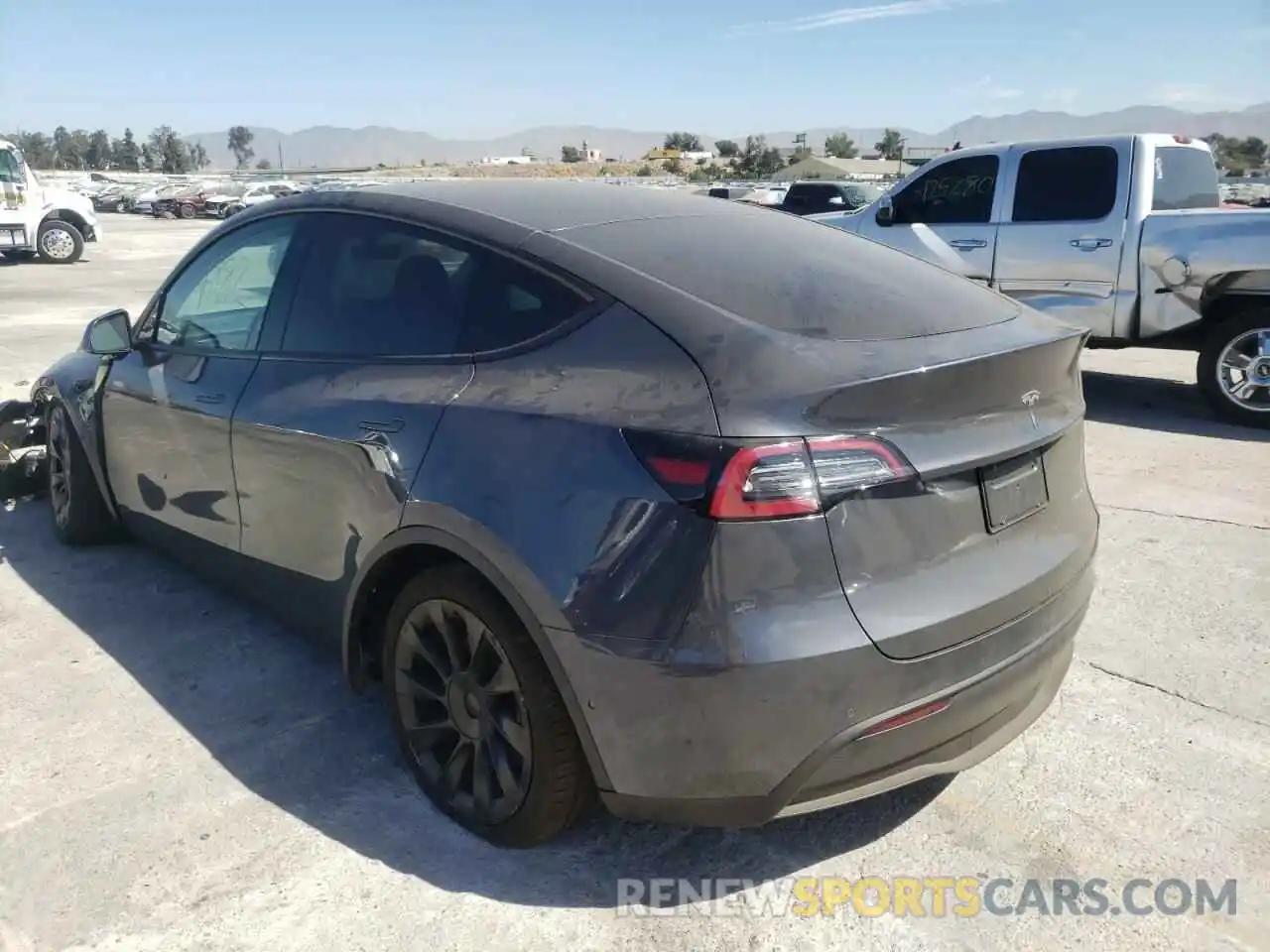 3 Photograph of a damaged car 7SAYGDEE4NF371071 TESLA MODEL Y 2022