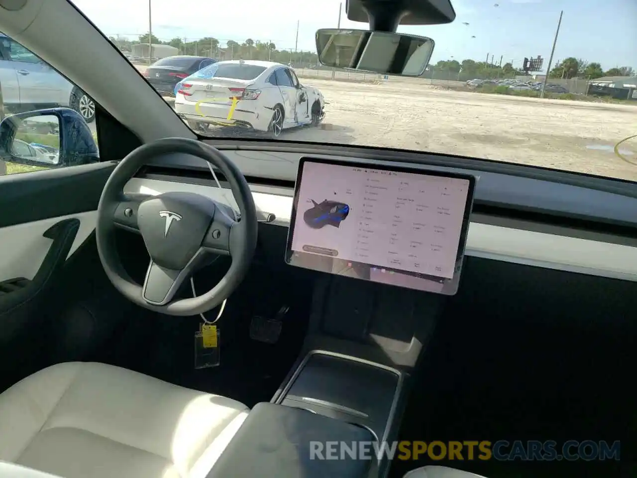 9 Photograph of a damaged car 7SAYGDEE4NF373239 TESLA MODEL Y 2022