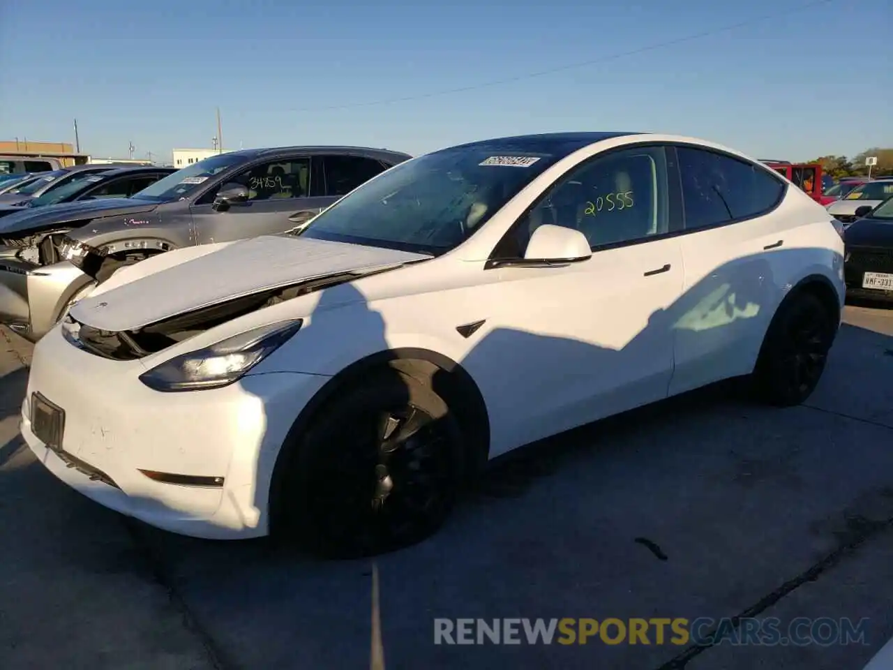 1 Photograph of a damaged car 7SAYGDEE4NF387349 TESLA MODEL Y 2022